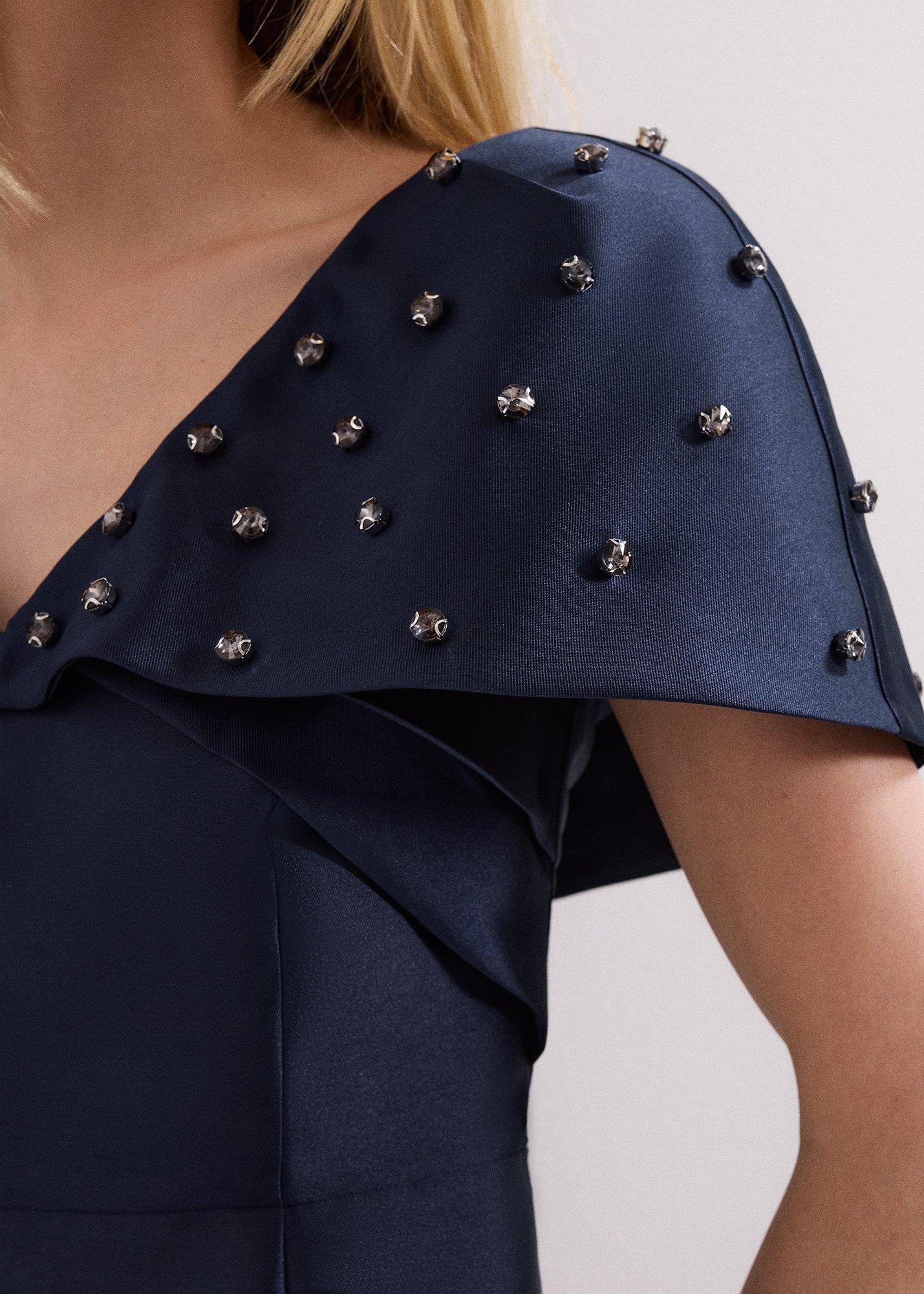 ${product-id}-Erina Navy Satin Twill Midi Dress-Navy-${view-type}