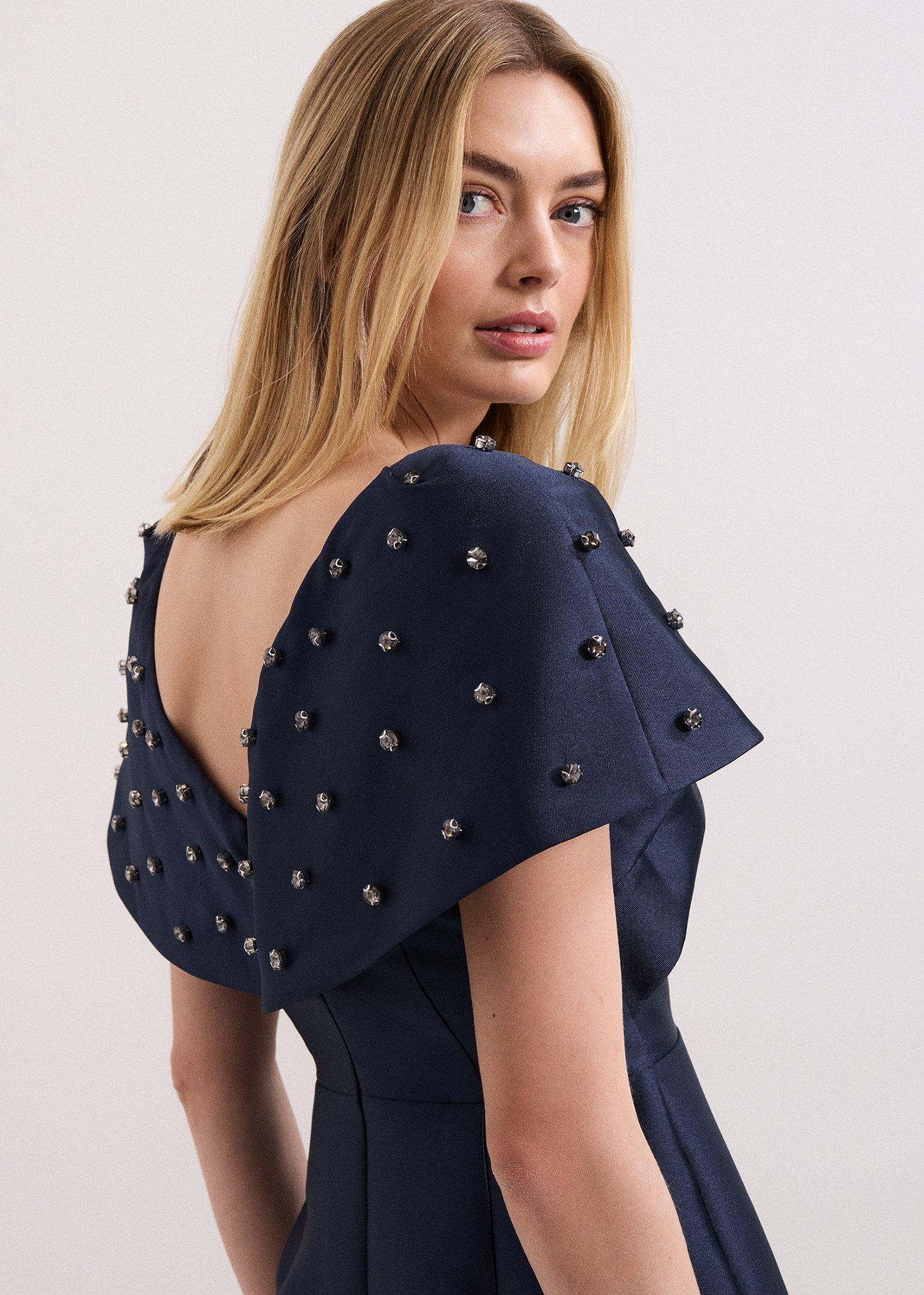 ${product-id}-Erina Navy Satin Twill Midi Dress-Navy-${view-type}