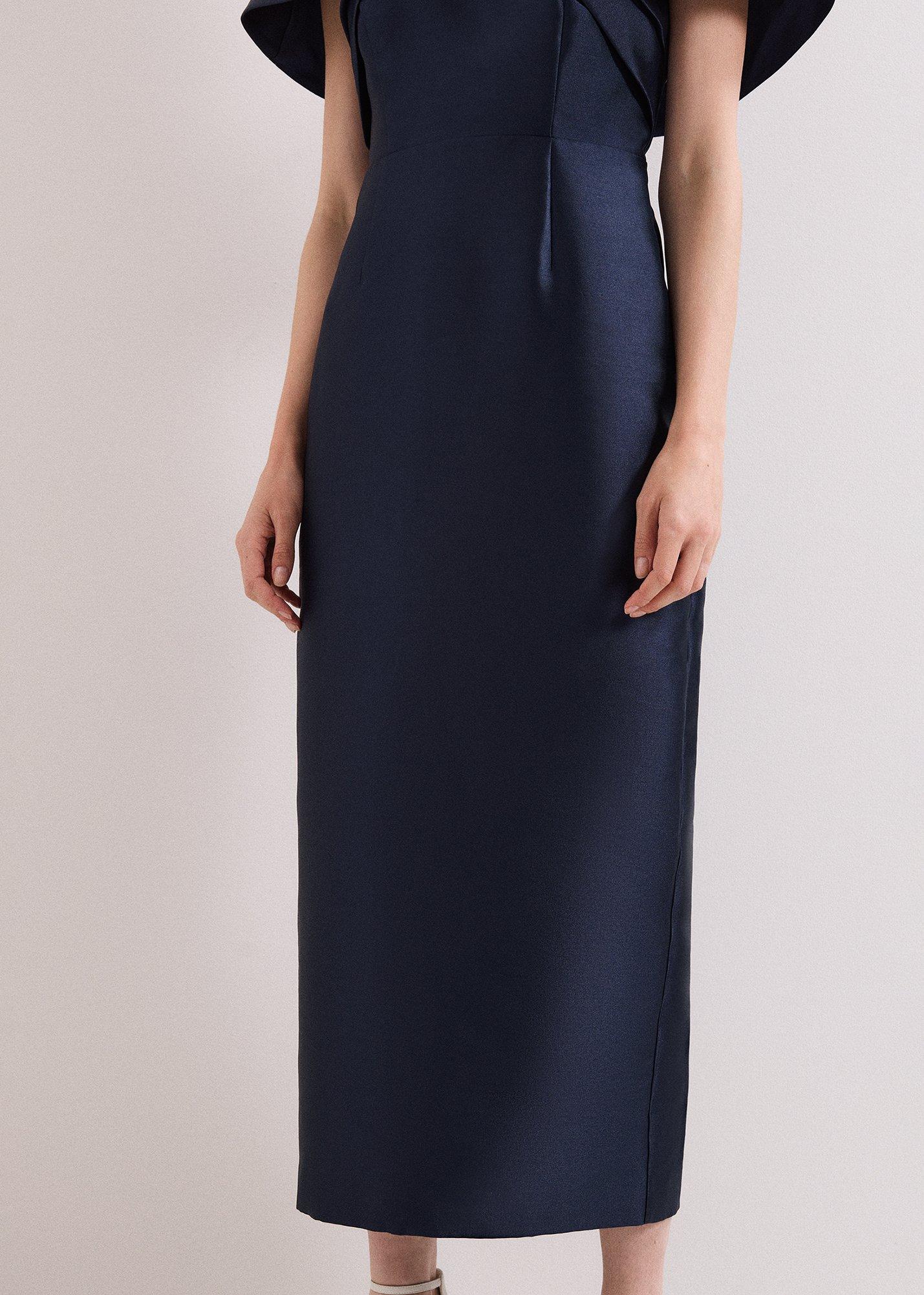 ${product-id}-Erina Navy Satin Twill Midi Dress-Navy-${view-type}