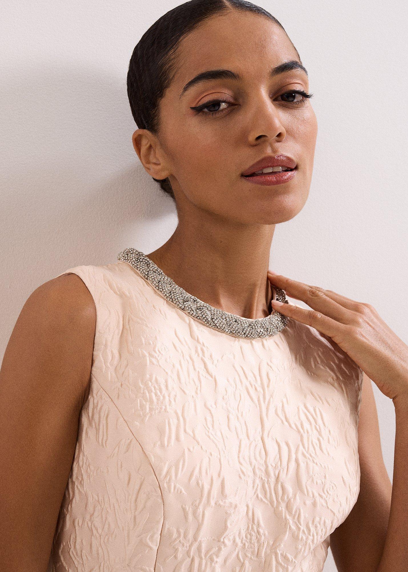 ${product-id}-Imani Cream Jacquard Midi Dress-Cream-${view-type}