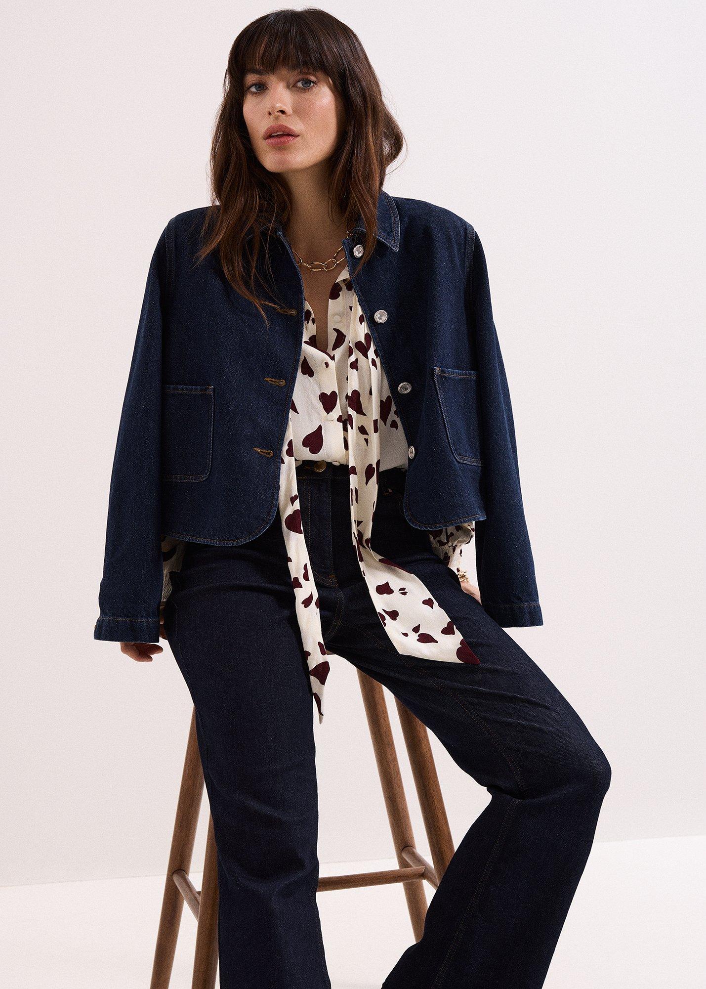 ${product-id}-Paloma Heart Print Tie Neck Blouse-White-${view-type}