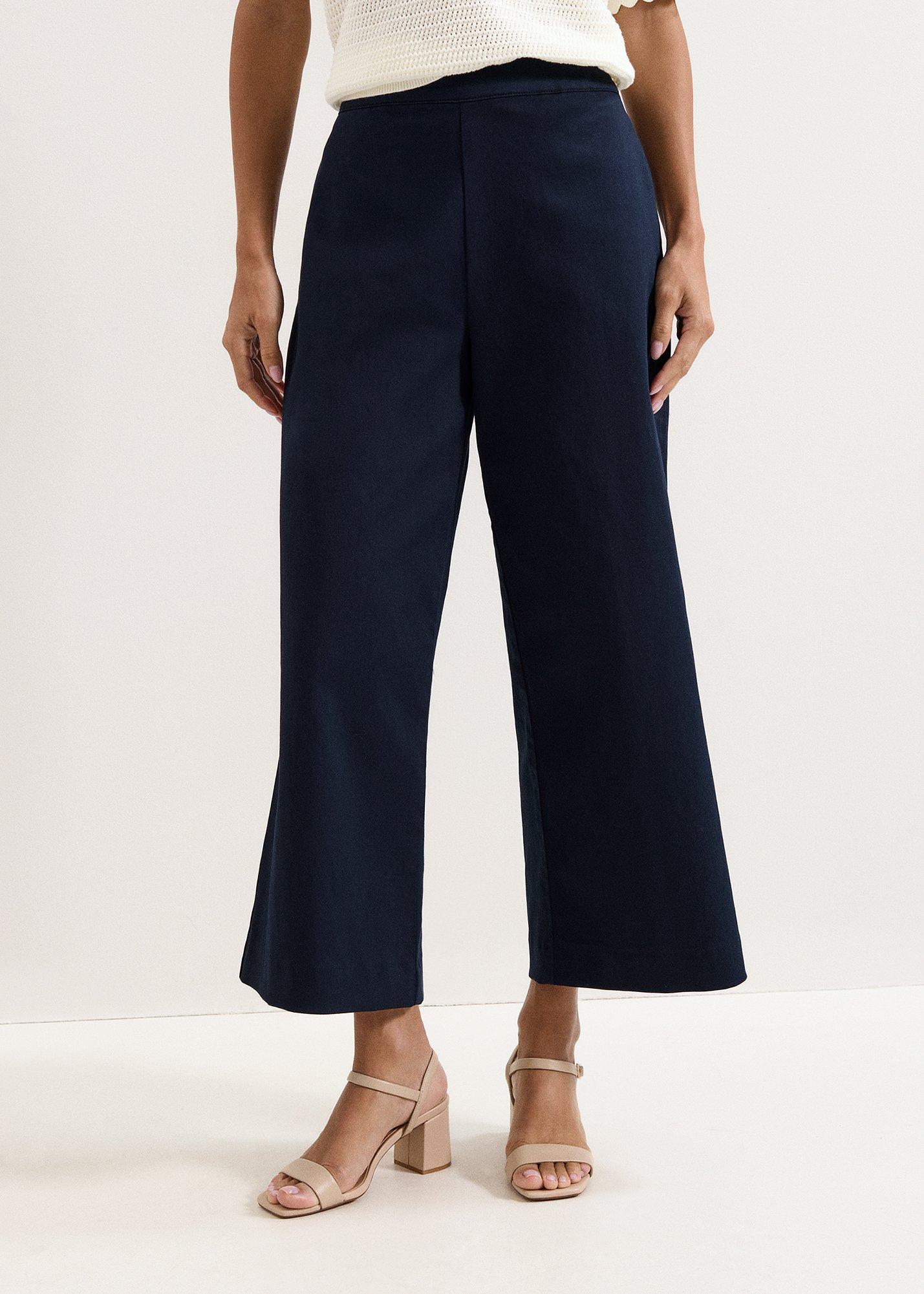 Sylvie Wide Leg Crop Trouser