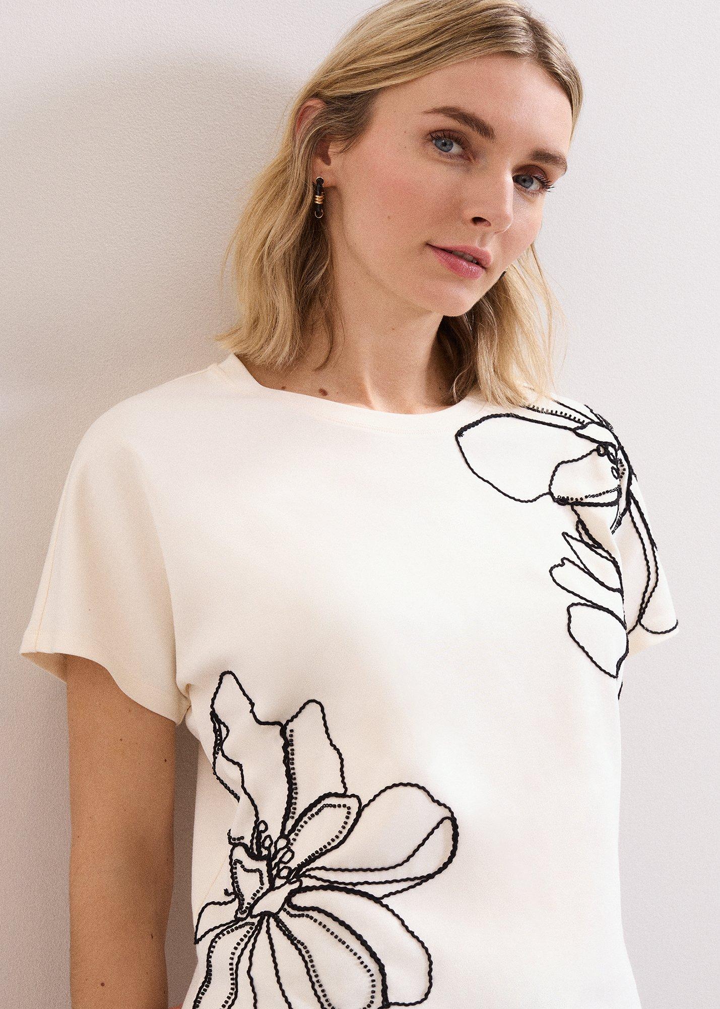 ${product-id}-Malani Embroidered Short Sleeve T-Shirt-White-${view-type}