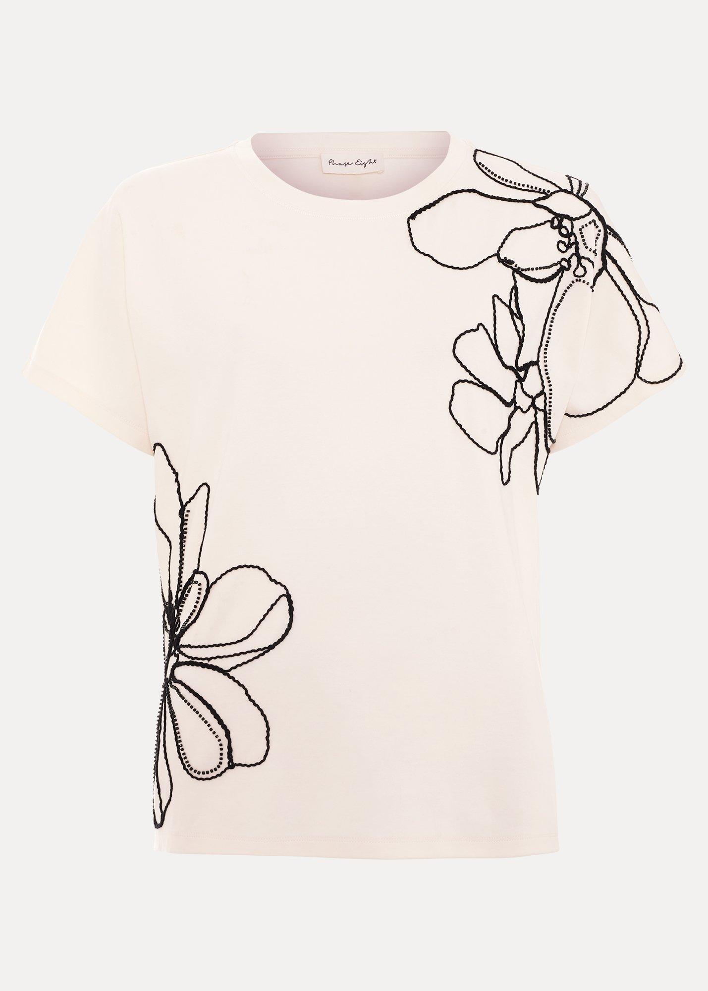 ${product-id}-Malani Embroidered Short Sleeve T-Shirt-White-${view-type}
