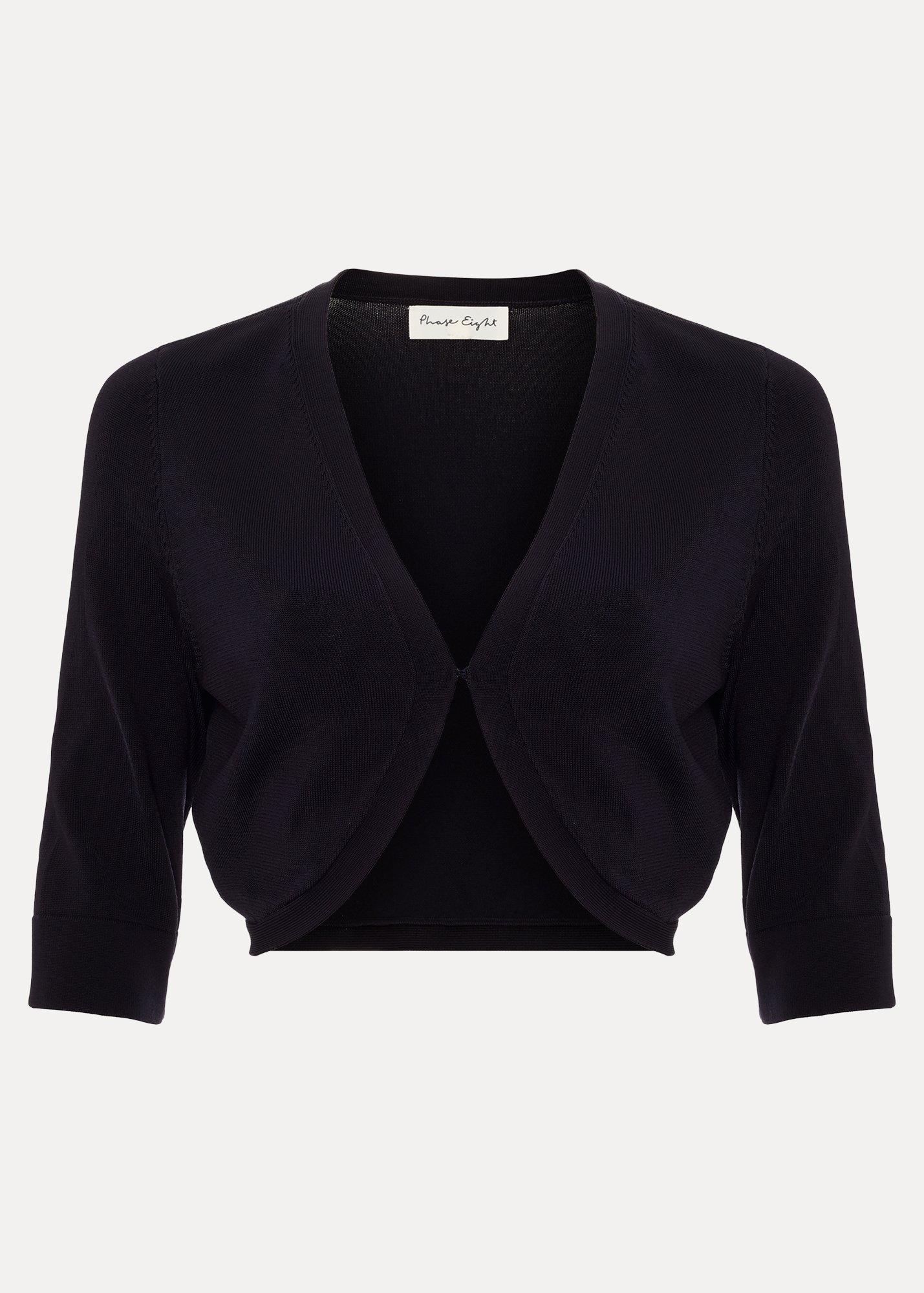 ${product-id}-Riah Bolero Shrug-Navy-${view-type}