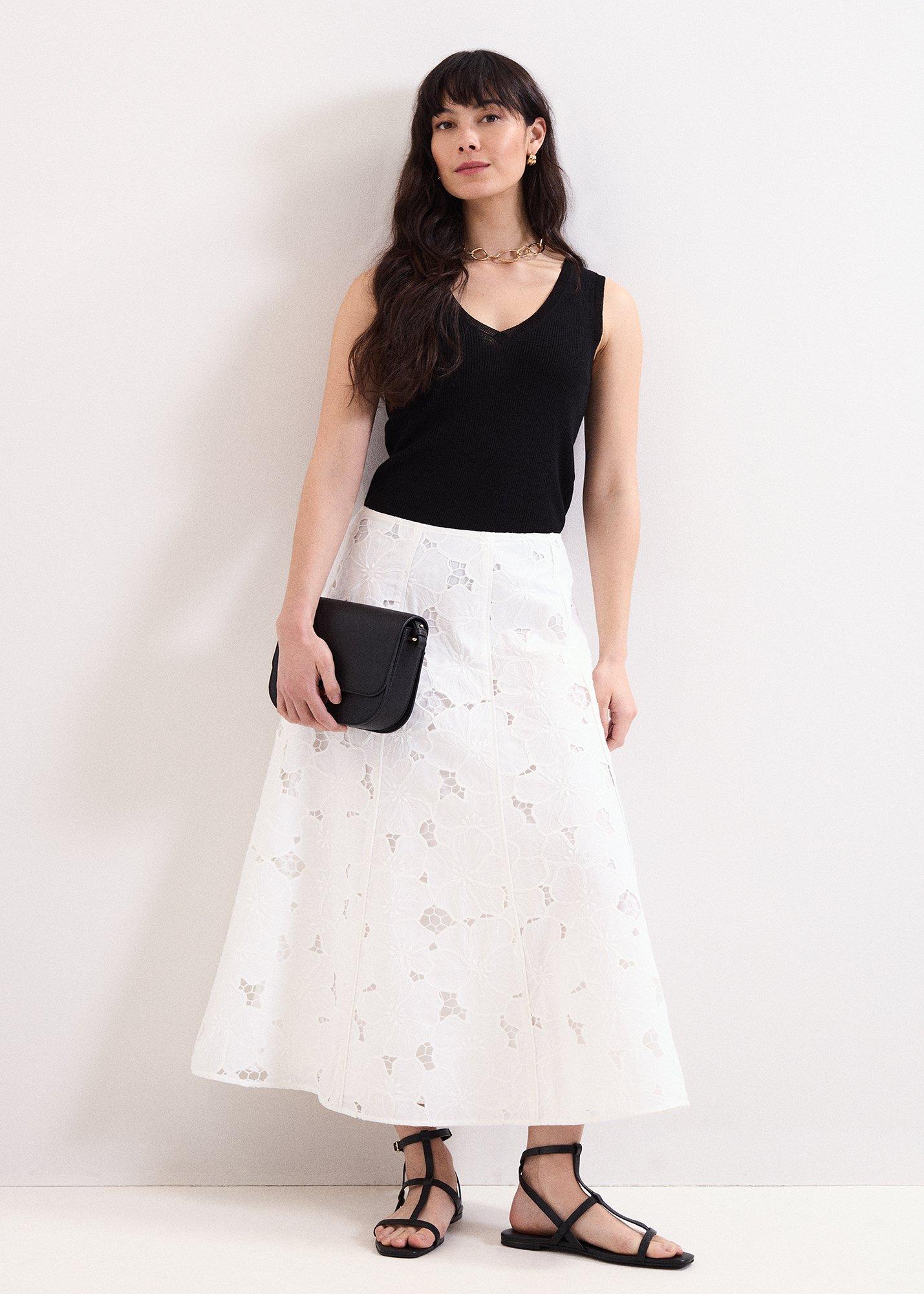 ${product-id}-Marina Seamed Lace Midi Skirt-Ivory-${view-type}