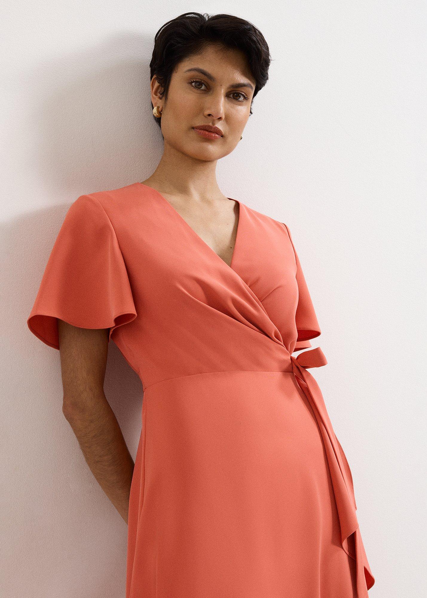 ${product-id}-Julissa Wrap Dress-Orange-${view-type}