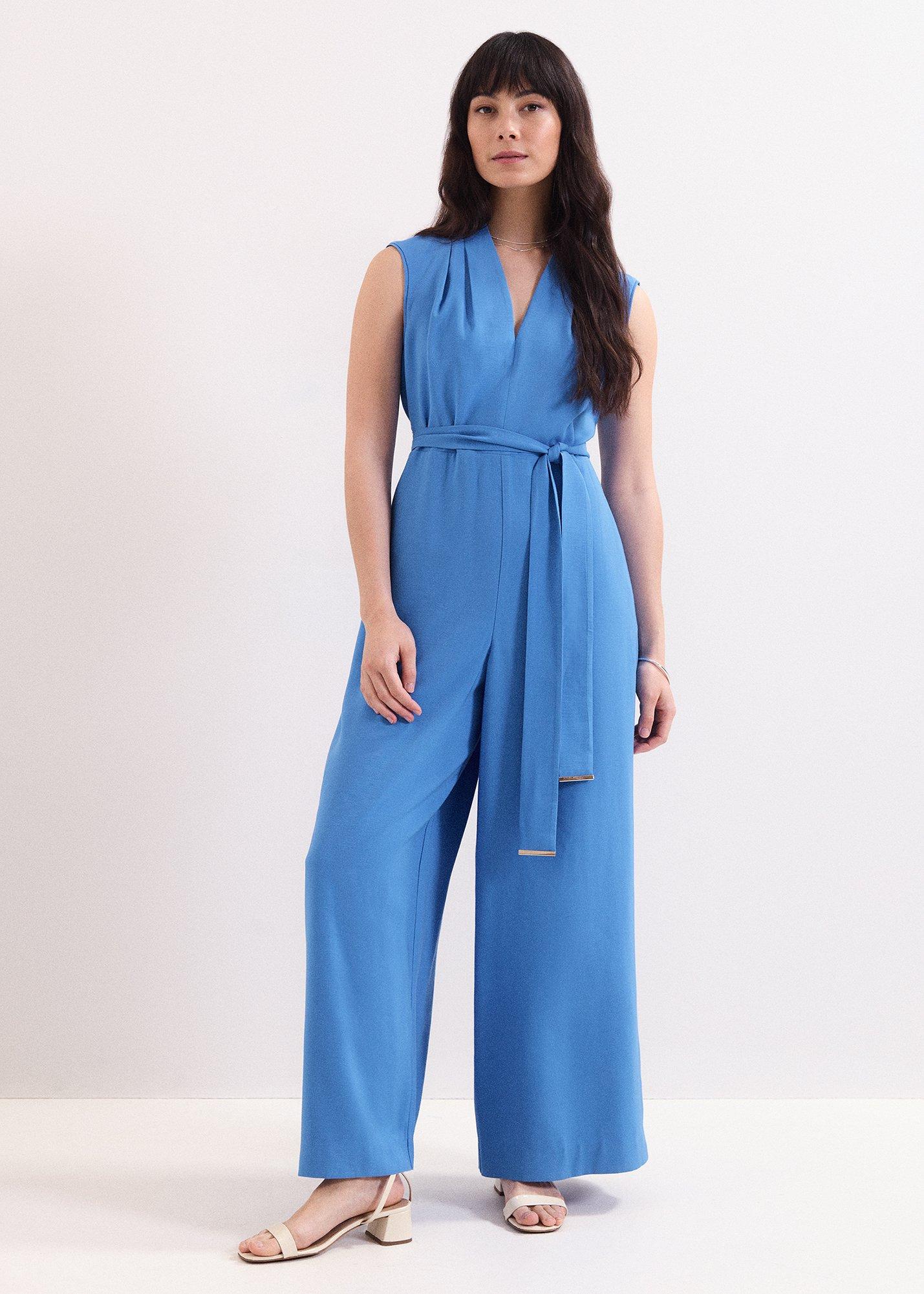 Marta Blue Jumpsuit