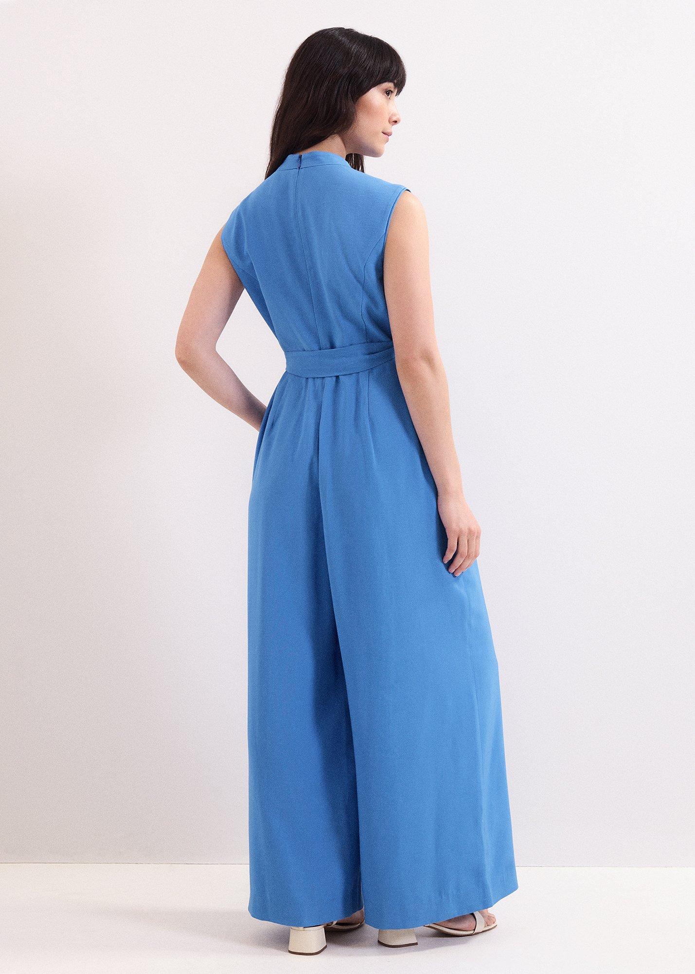 Marta Blue Jumpsuit