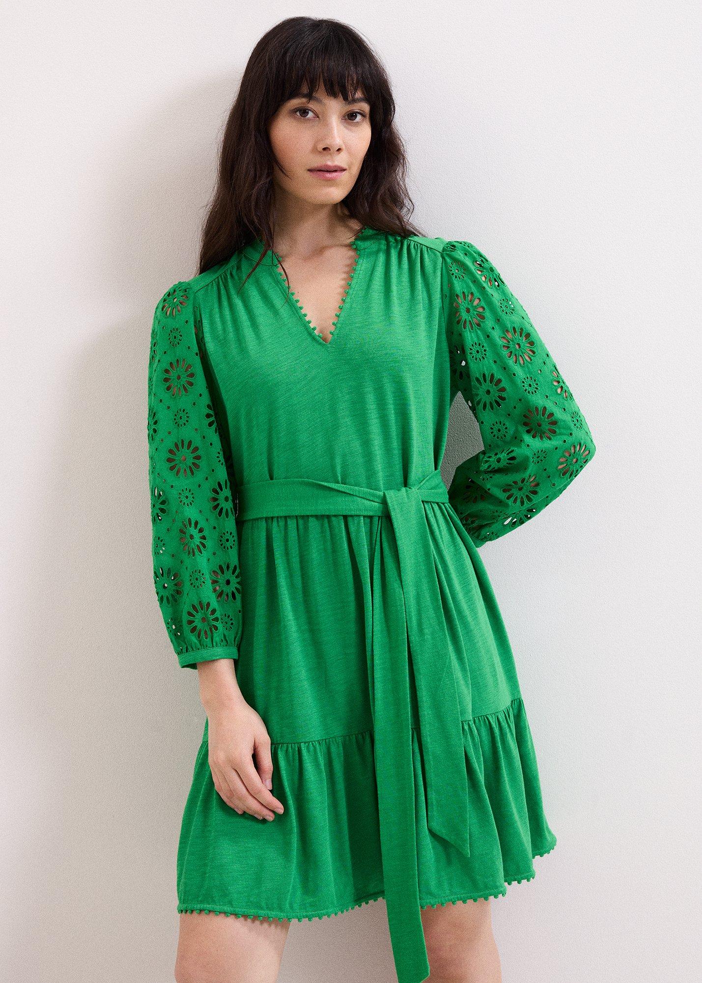Florie Green Dress