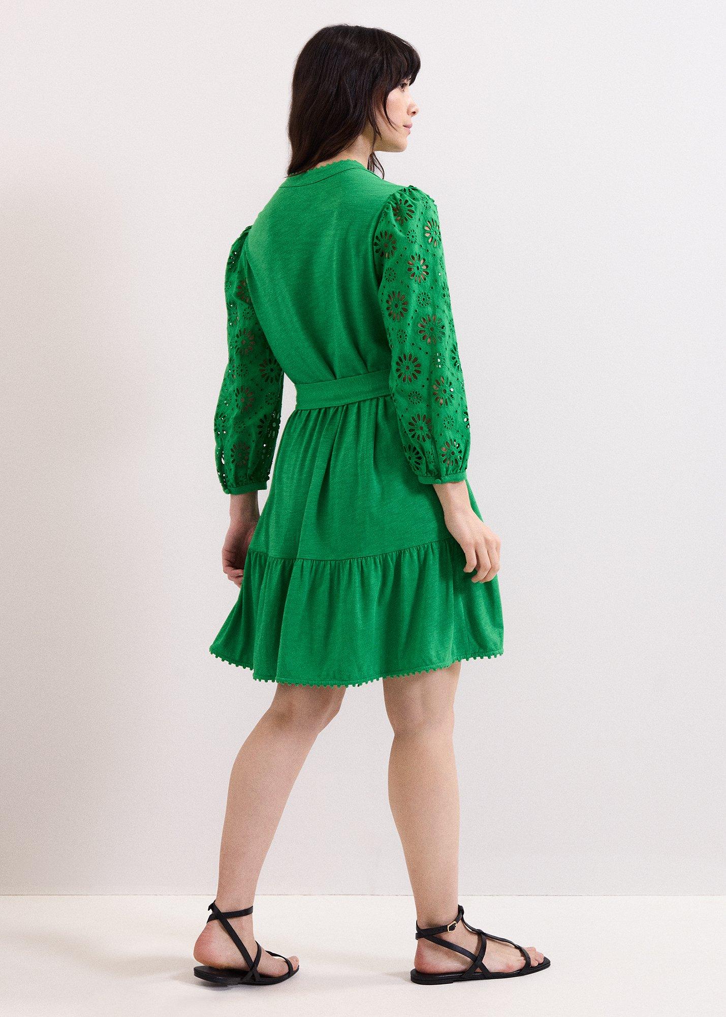 Florie Green Dress