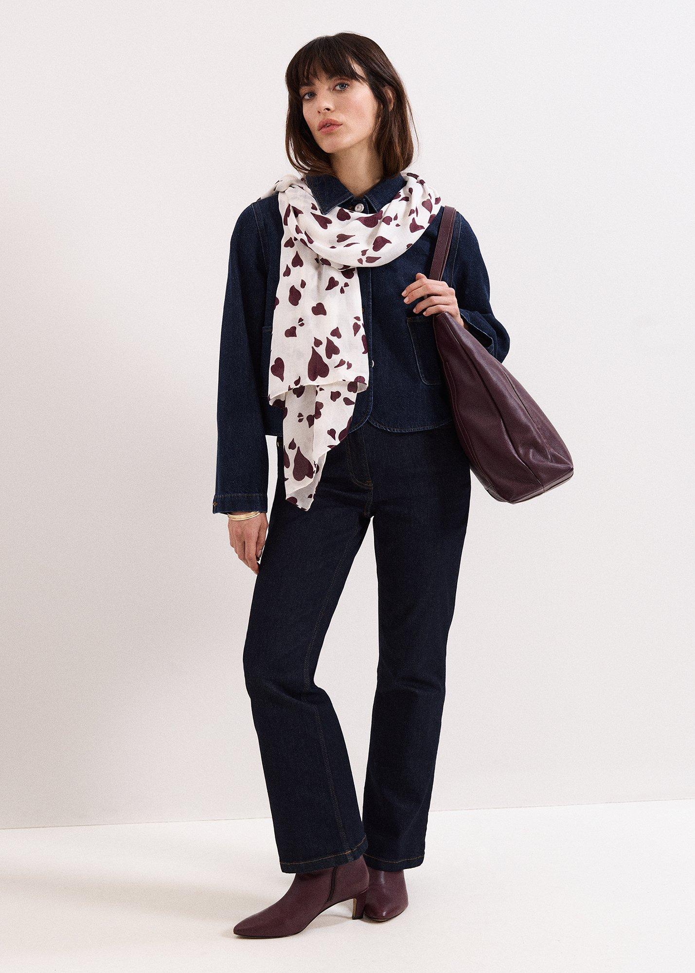 ${product-id}-Heart Print Scarf-Cream-${view-type}