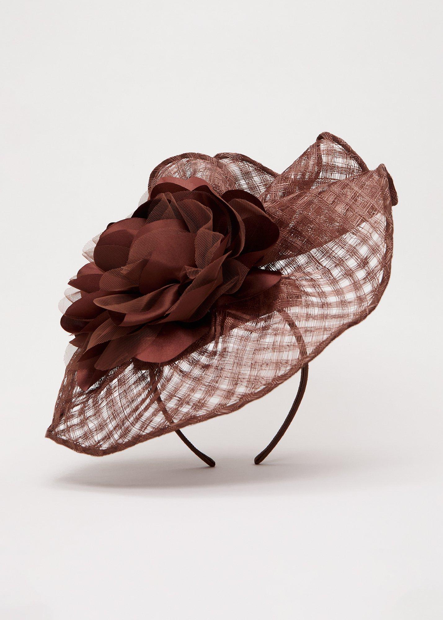 ${product-id}-Flower Freeform Fascinator-Latte-${view-type}