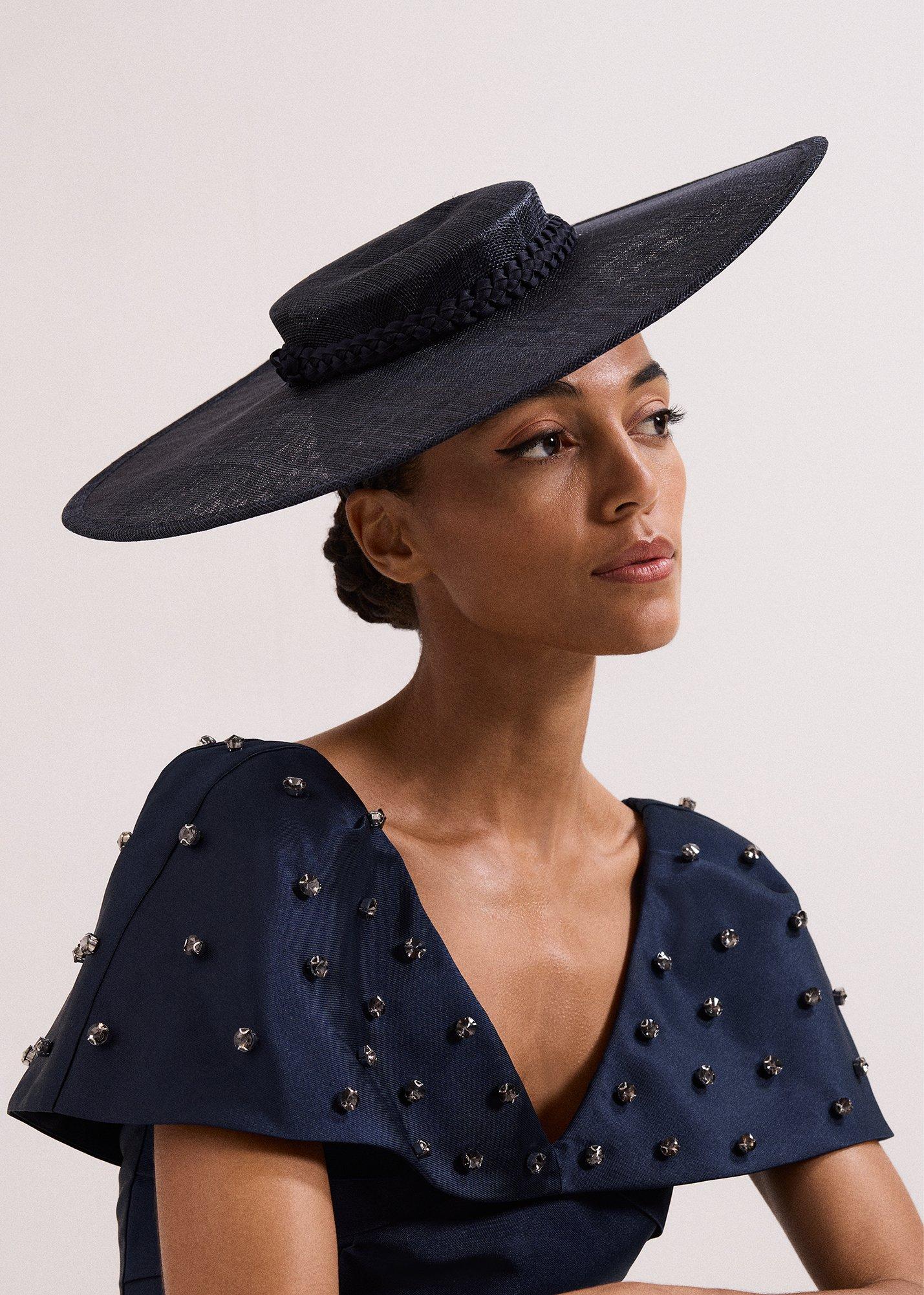 Plaited Boater Fascinator