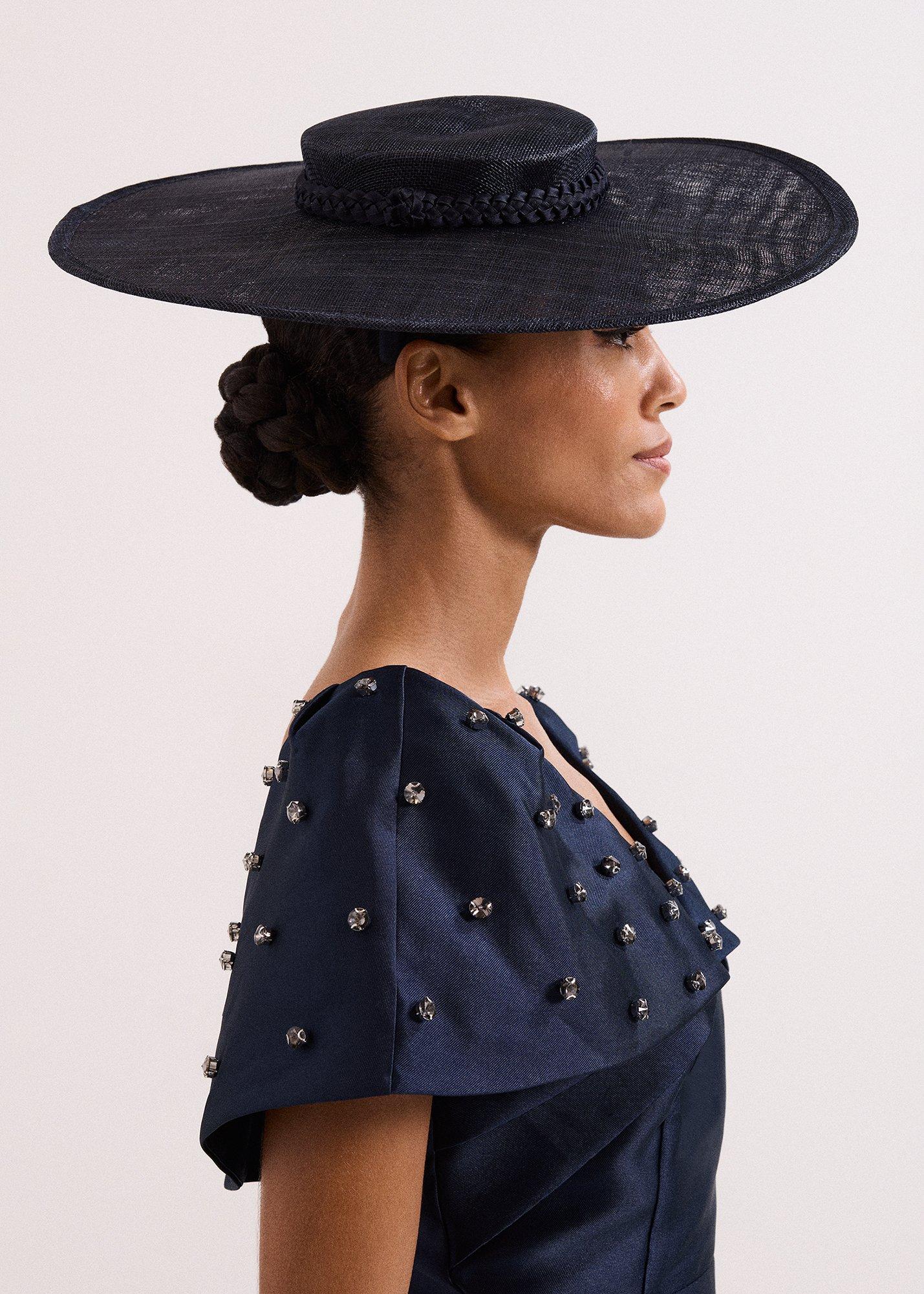 Plaited Boater Fascinator