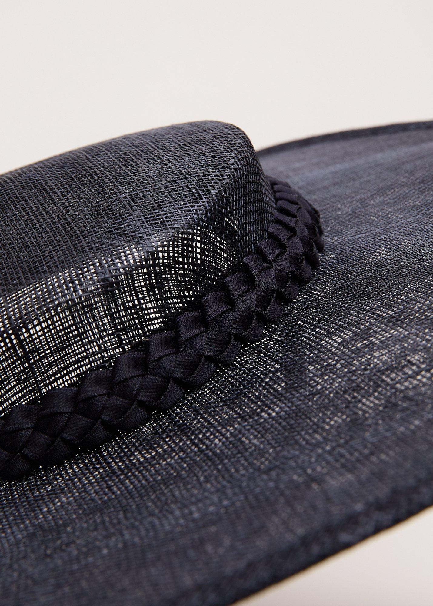 ${product-id}-Plaited Boater Fascinator-Navy-${view-type}