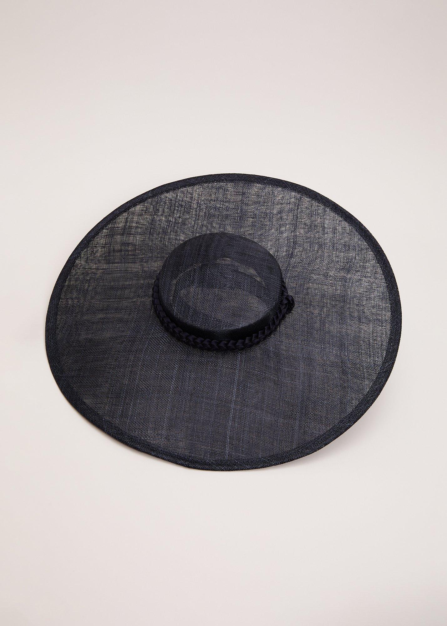 ${product-id}-Plaited Boater Fascinator-Navy-${view-type}