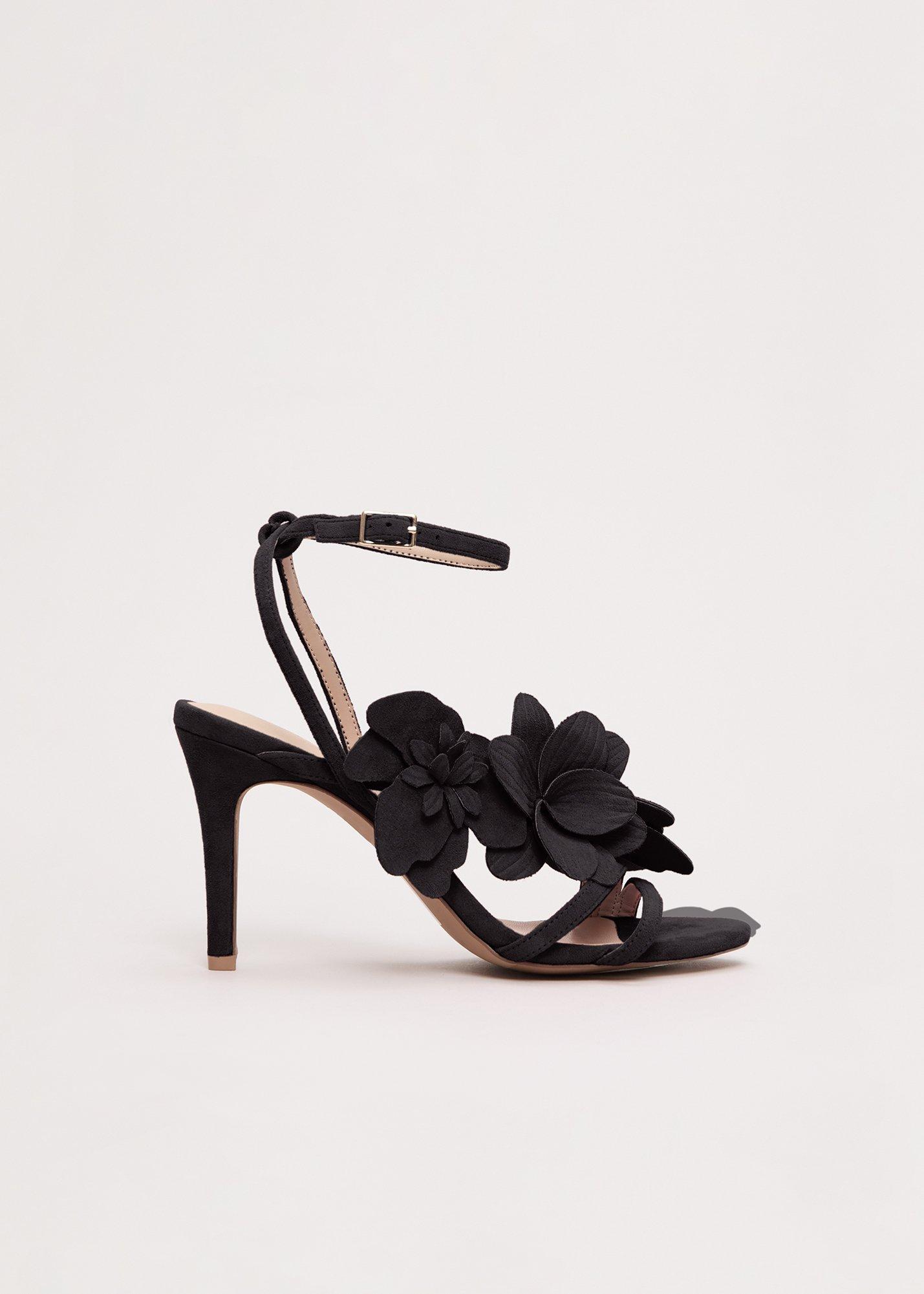 Floral Heel Sandal