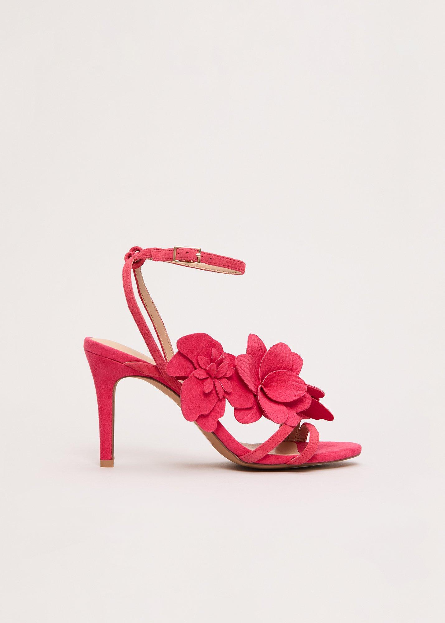 Floral Heel Sandal