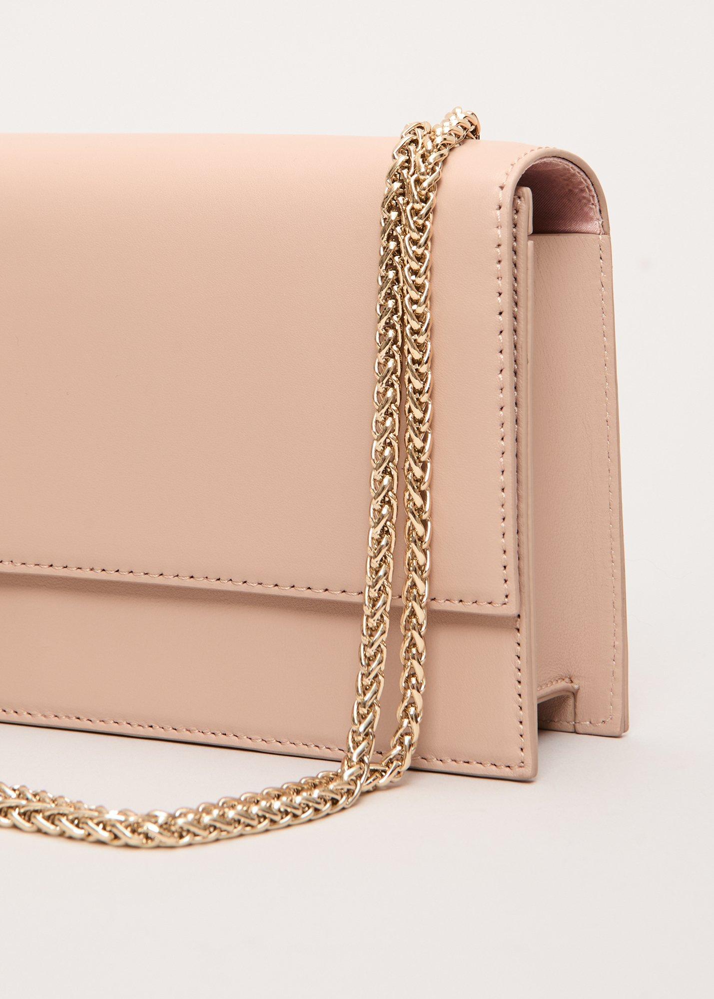 Leather Chain Clutch