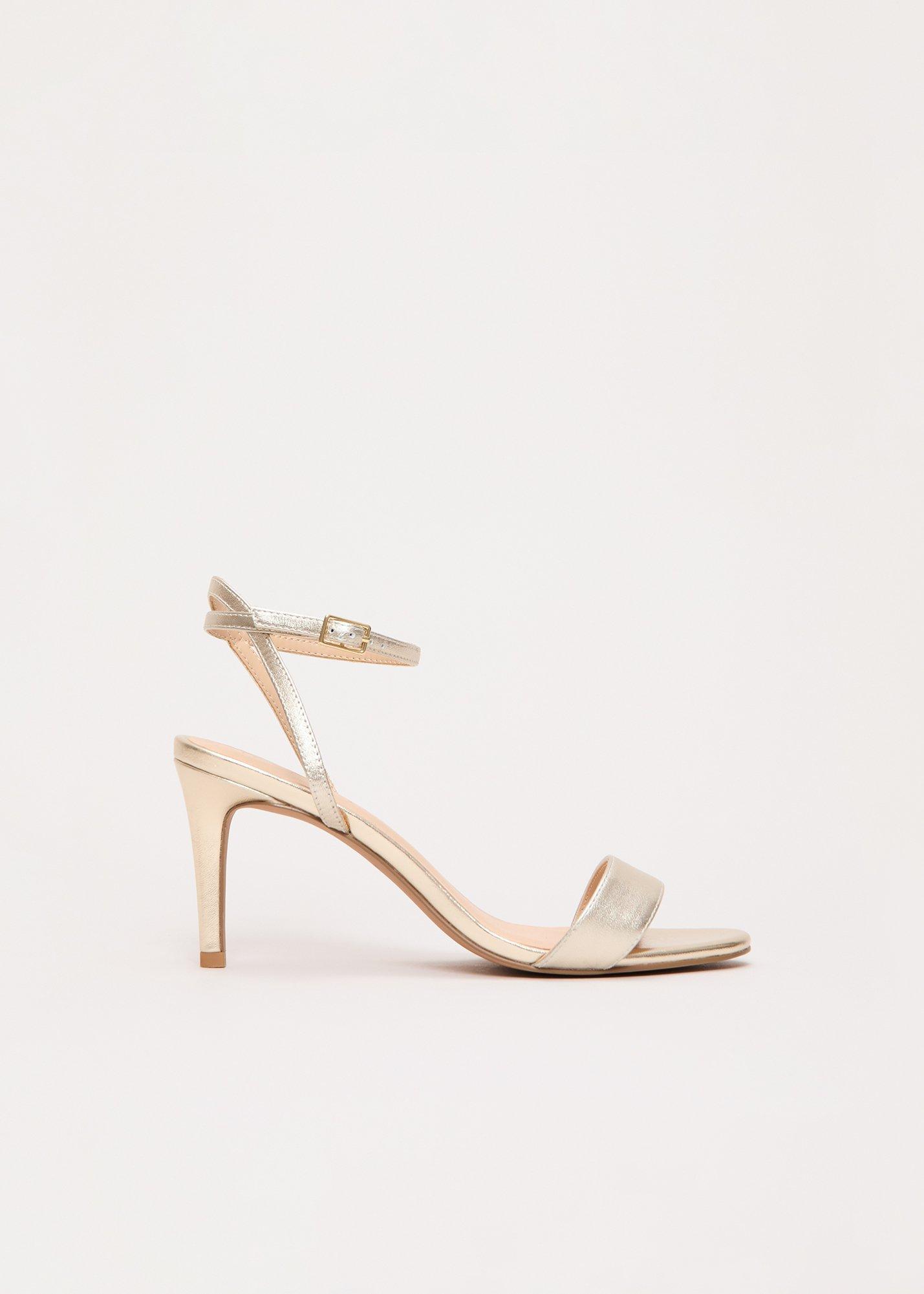 Leather Strap Heels