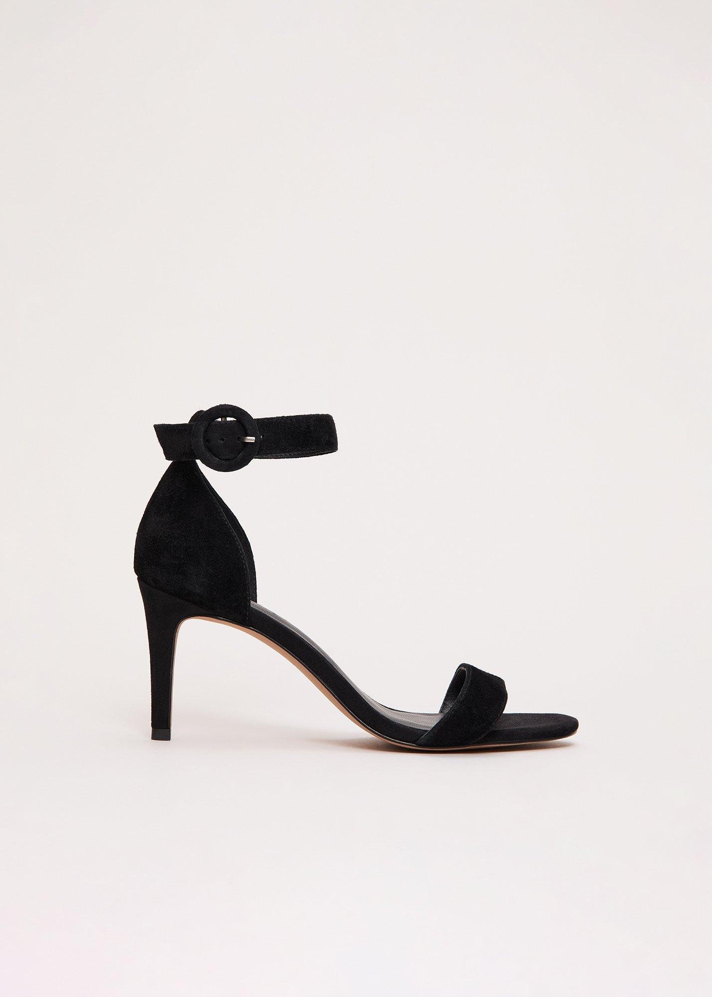 Suede Strap Heels