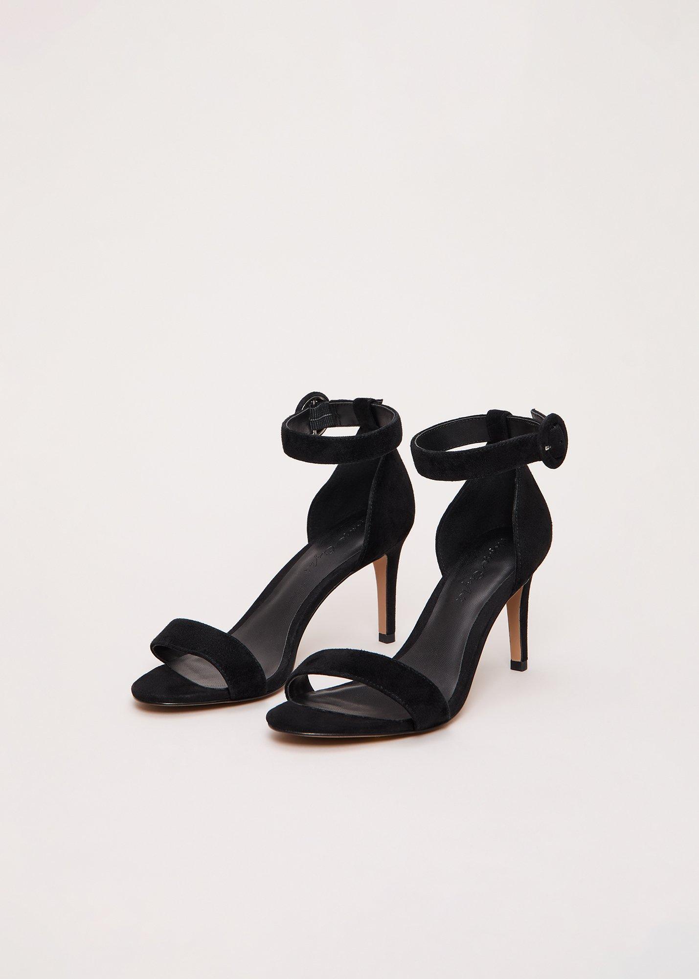 Suede Strap Heels