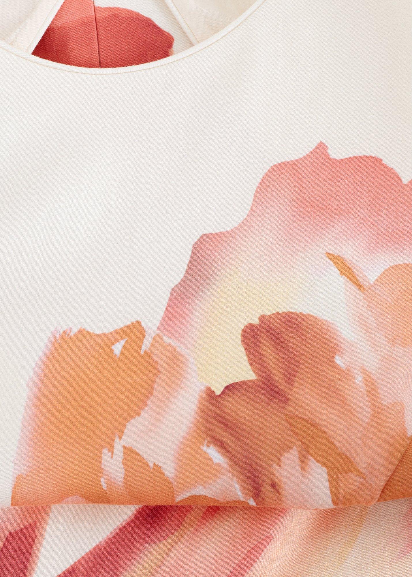 Nadina Cream Floral Shift Dress