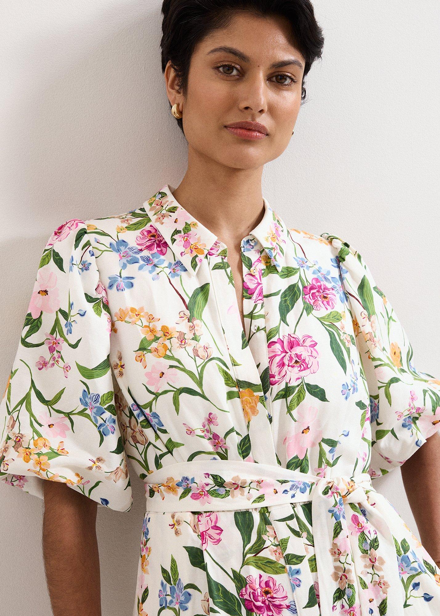 Camilla Floral Tie Waist Jumpsuit