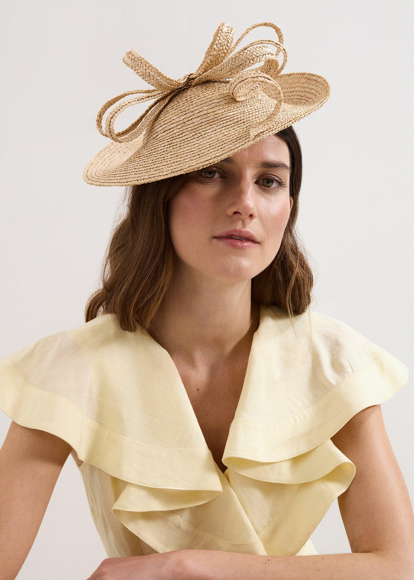 Straw Fascinator