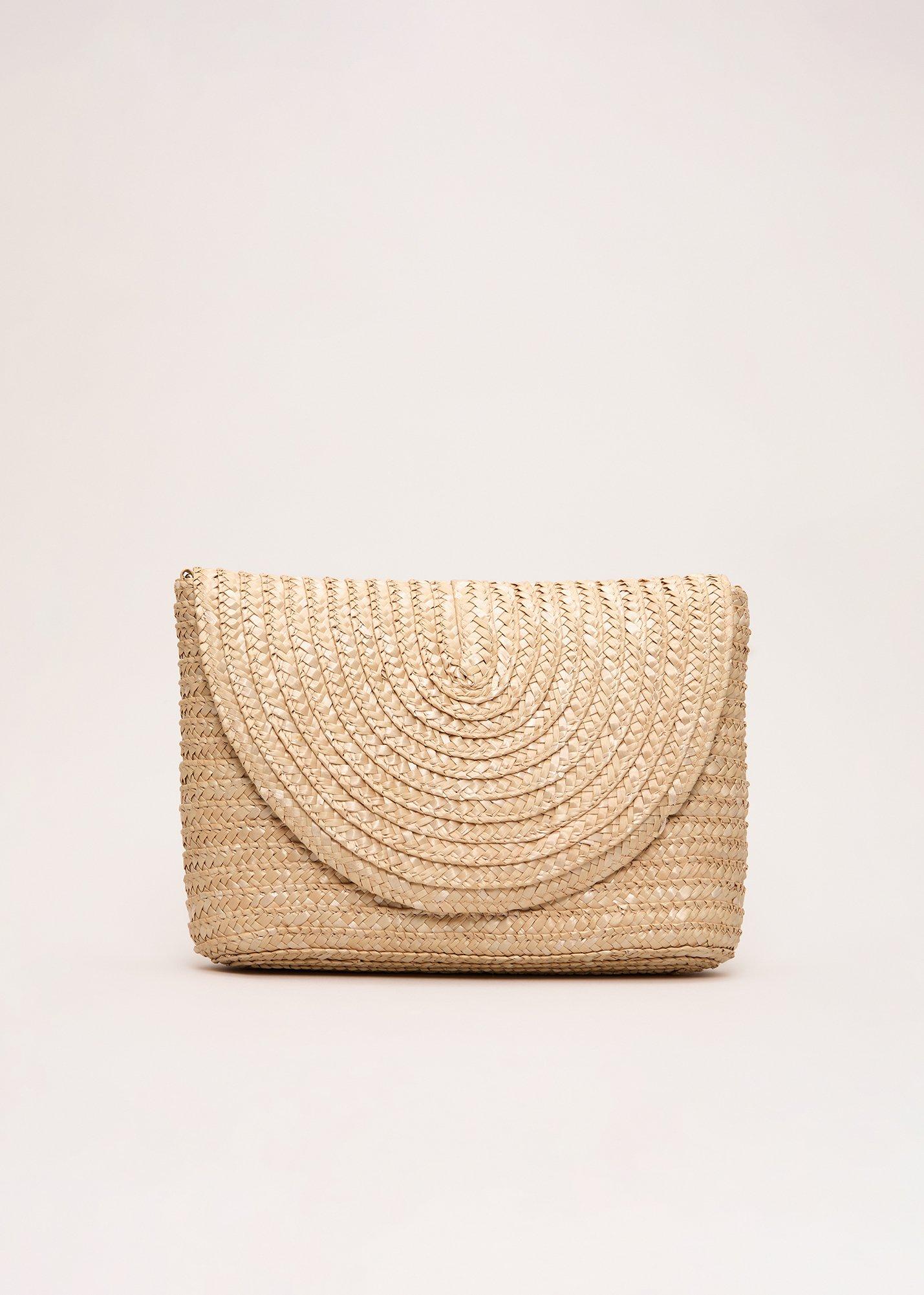 Straw Clutch Bag