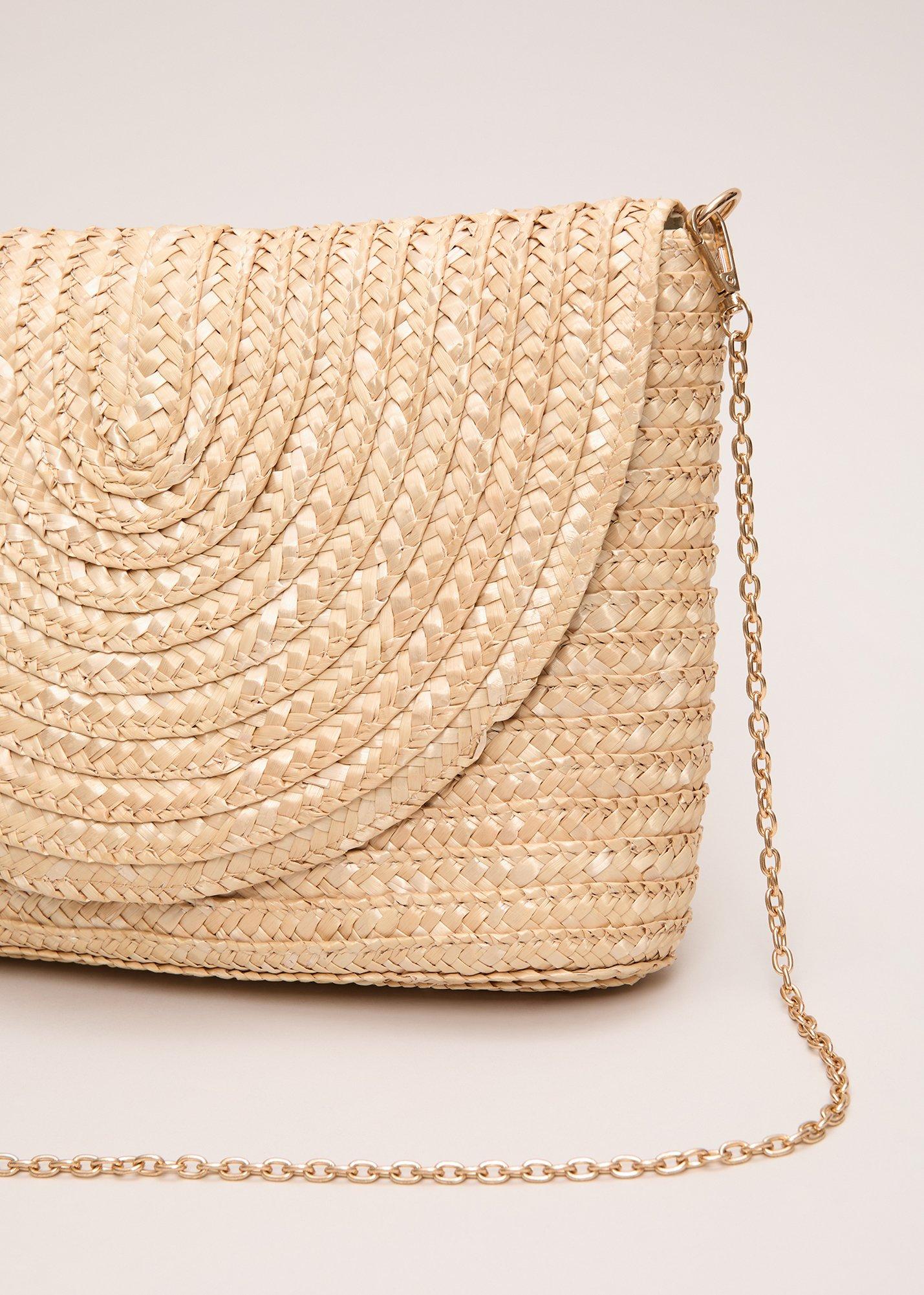 Straw Clutch Bag