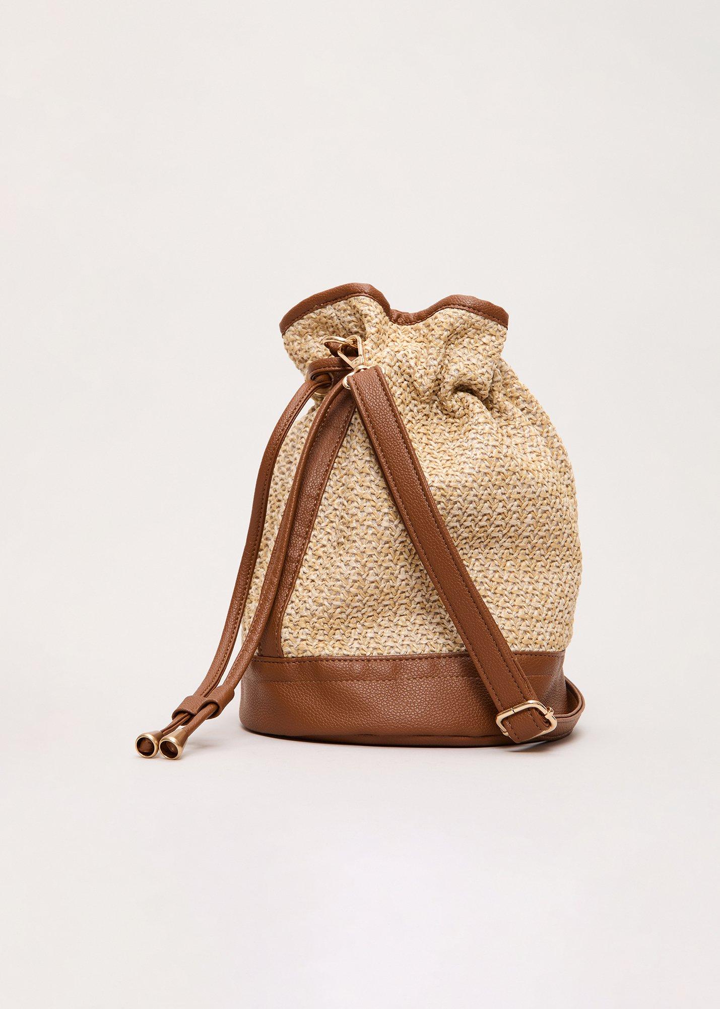 Straw Bucket Bag