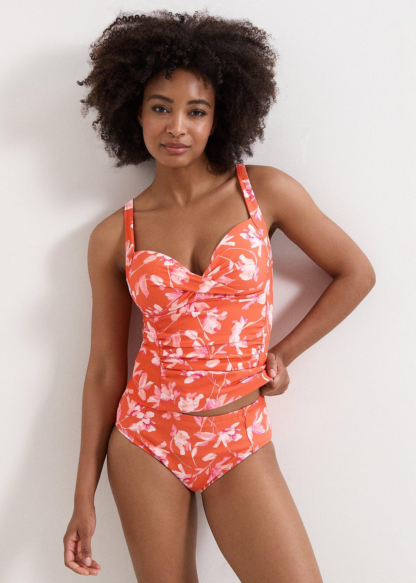  Floral Tankini Top