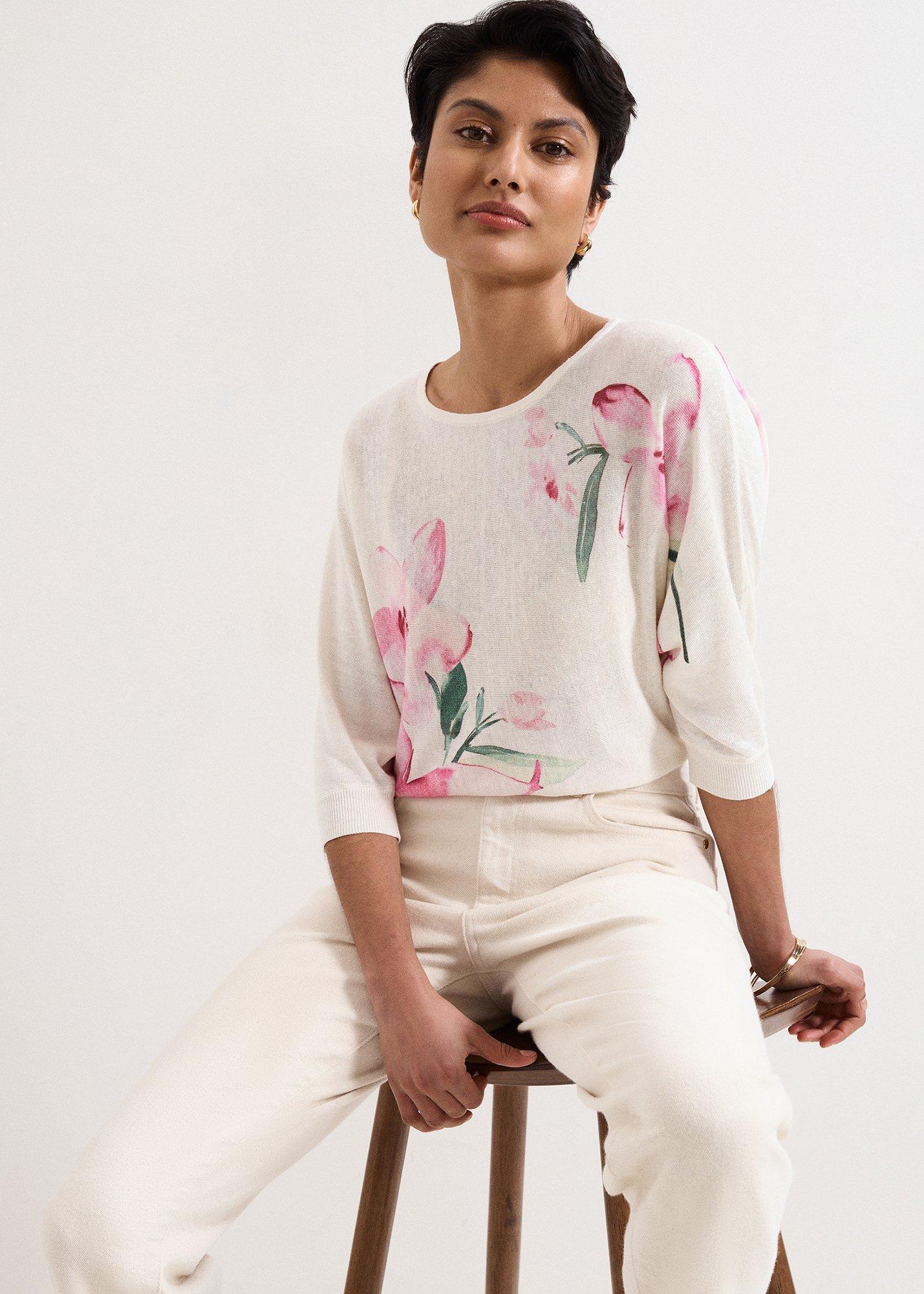 Lorelei Floral Batwing Jumper