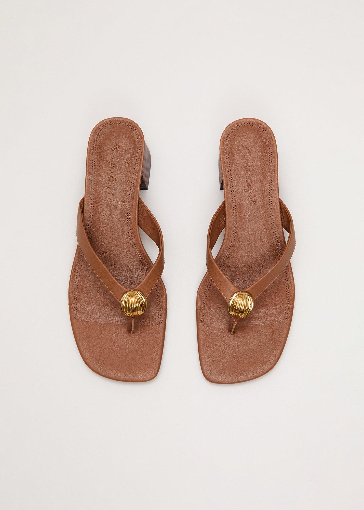 Metal Trim Sandals