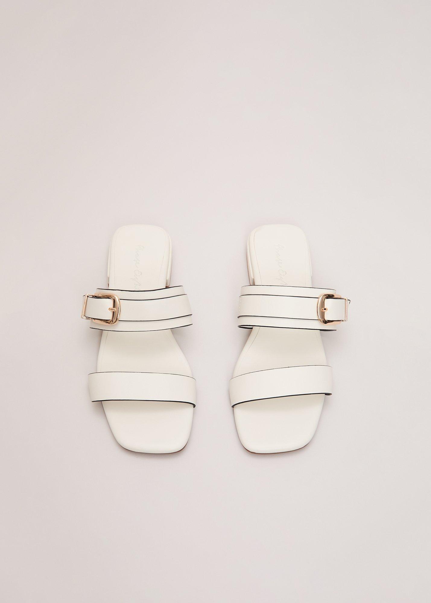 ${product-id}-Buckle Flat Sandal-Cream-${view-type}