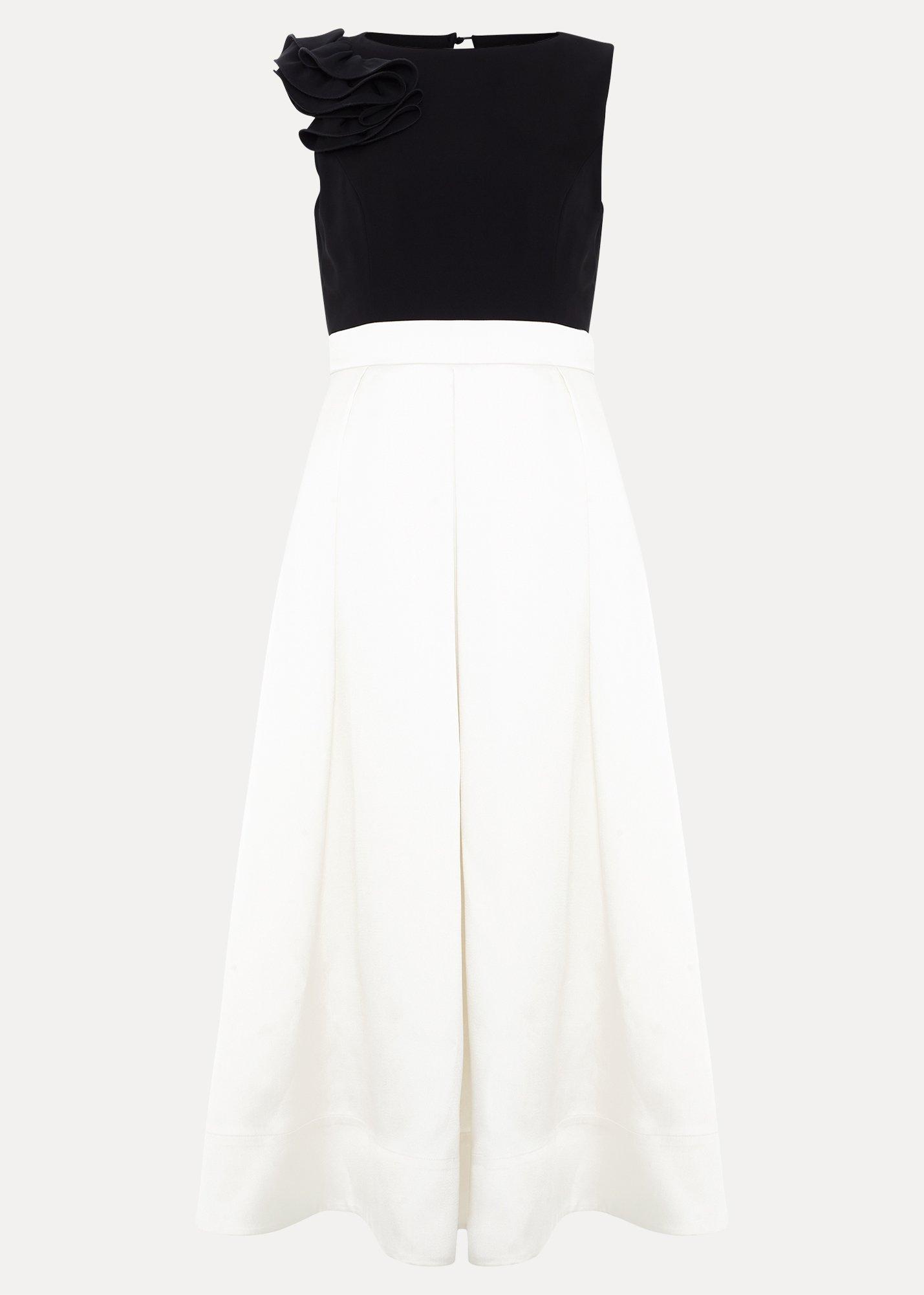${product-id}-Perla Satin Dress-Black/Ivory-${view-type}