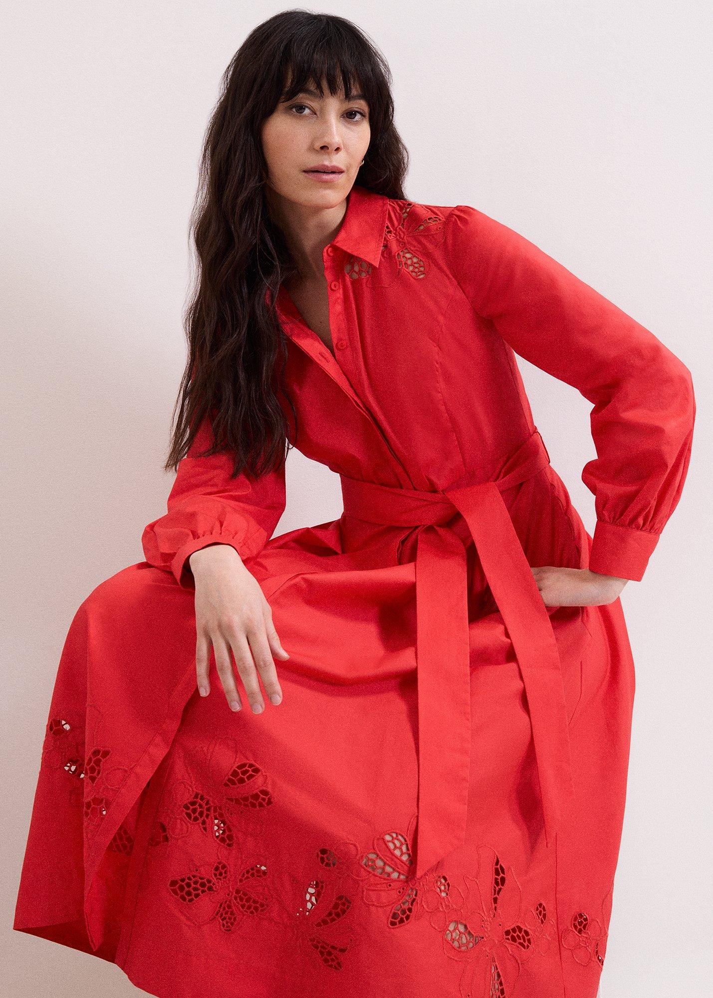 Kim Red Midi Dress