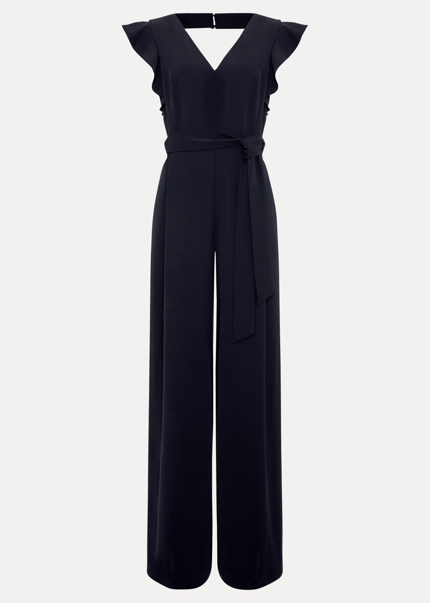 ${product-id}-Kallie Short Sleeve Jumpsuit-Navy-${view-type}
