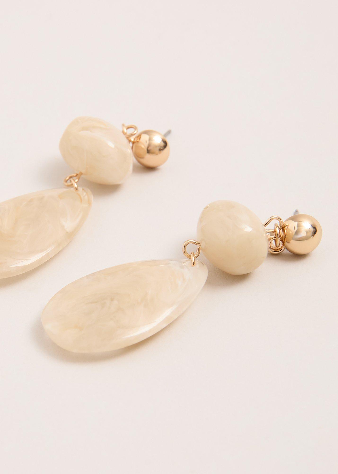 Drop Stone Earrings