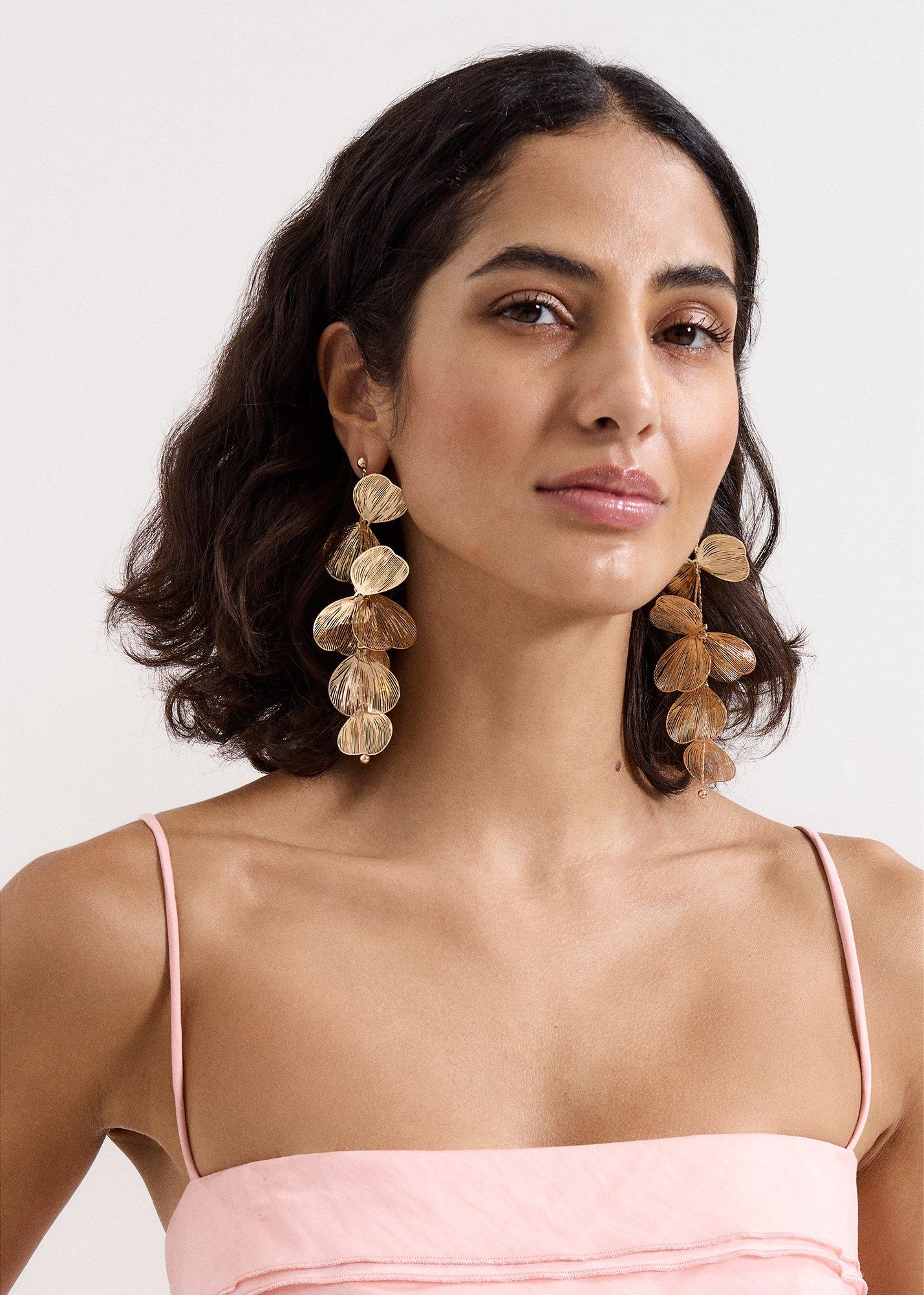 Petal Drop Earrings
