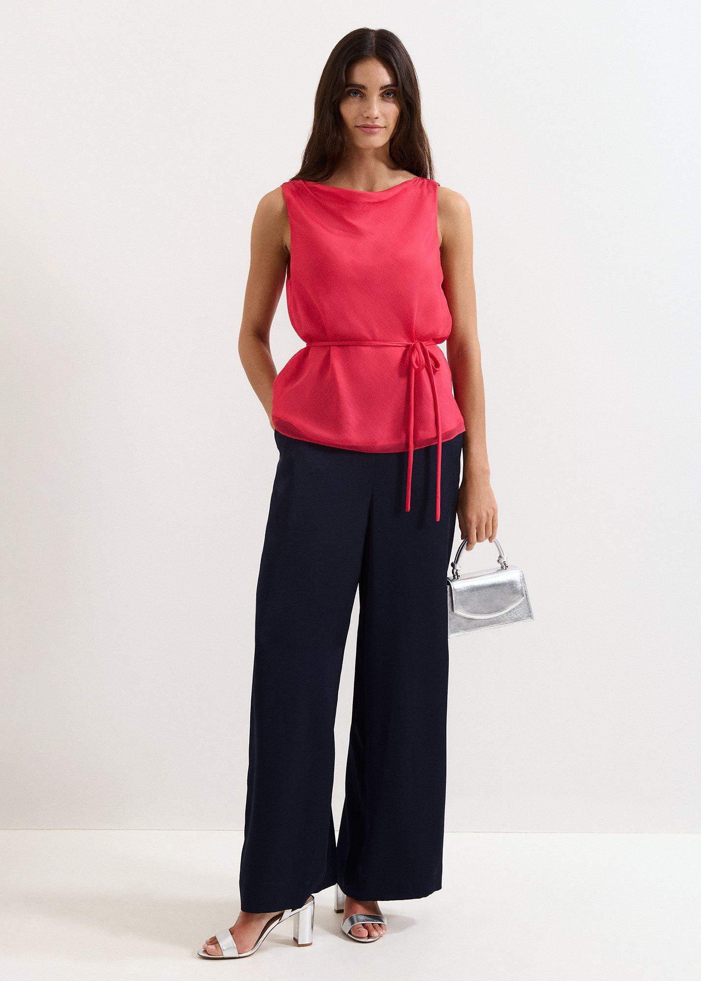 Hazel Pink Silk Blouse