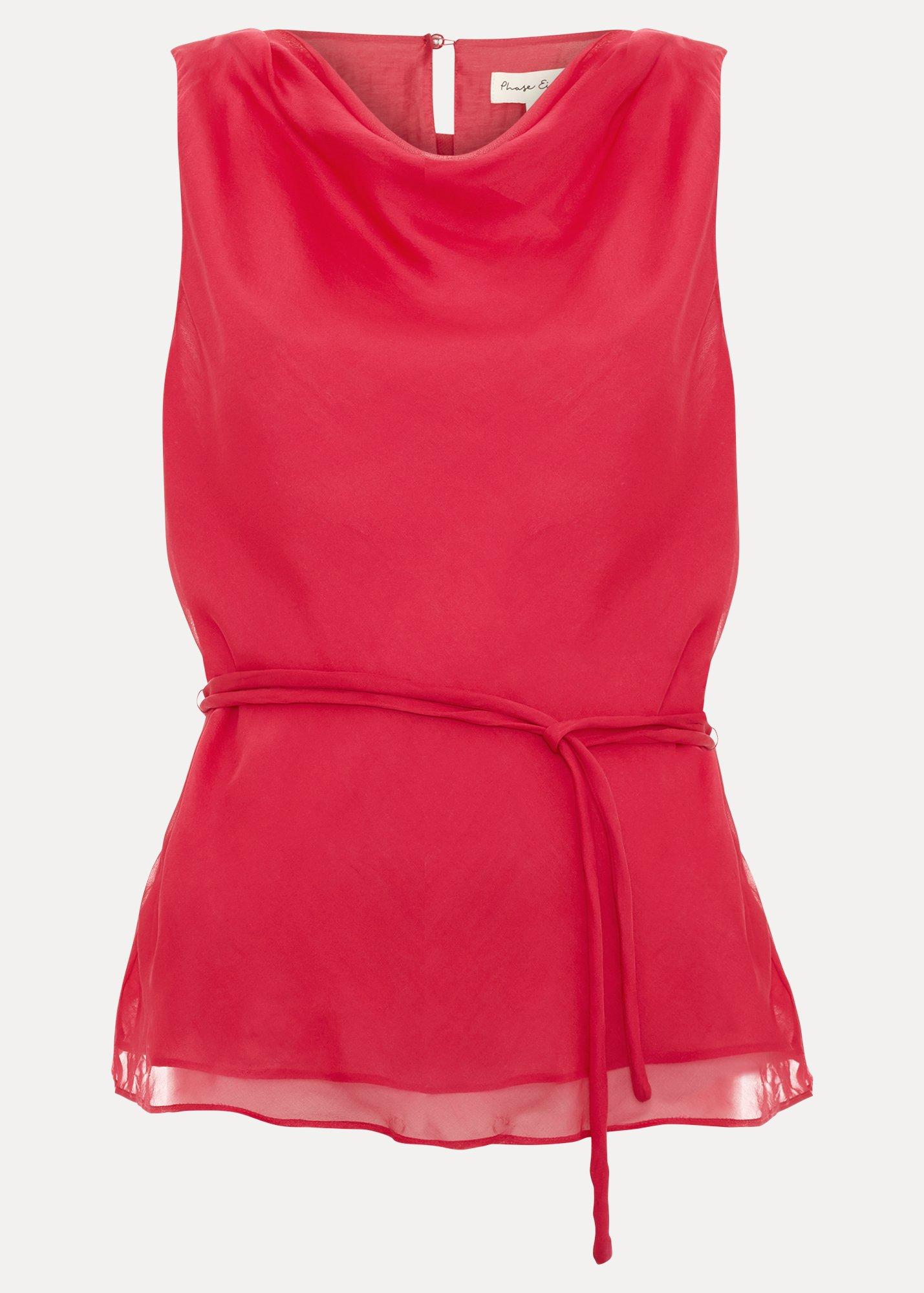 Hazel Pink Silk Blouse