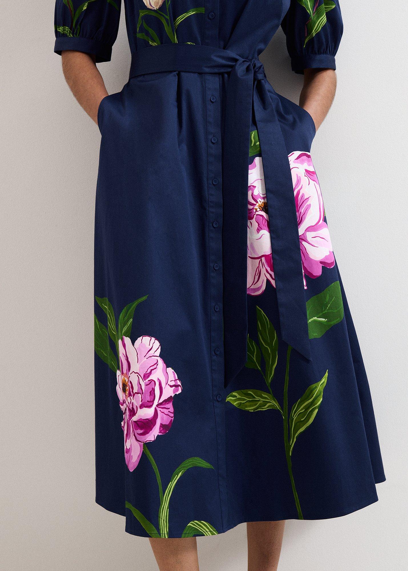 ${product-id}-Kerrie Floral Dress-Navy-${view-type}