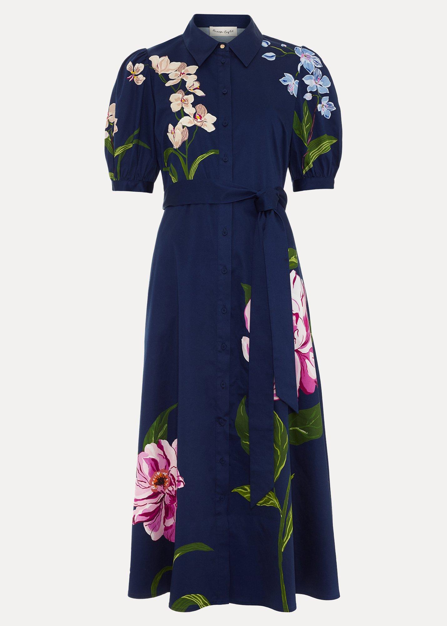 ${product-id}-Kerrie Floral Dress-Navy-${view-type}