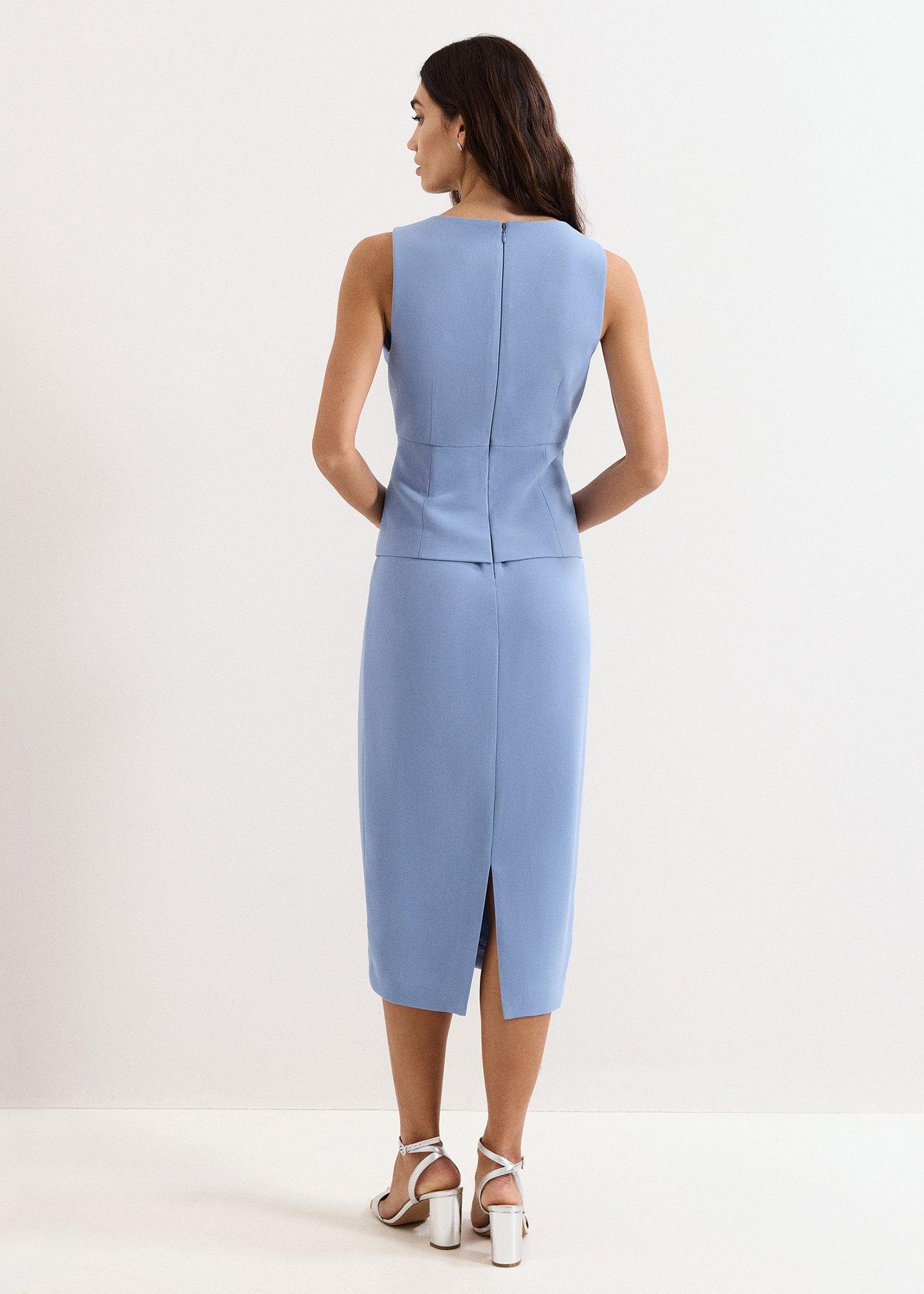 Demi Pale Blue Midi