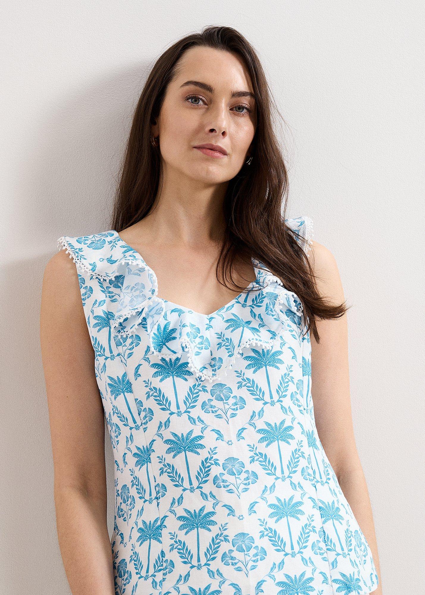 Rhona Linen Blouse