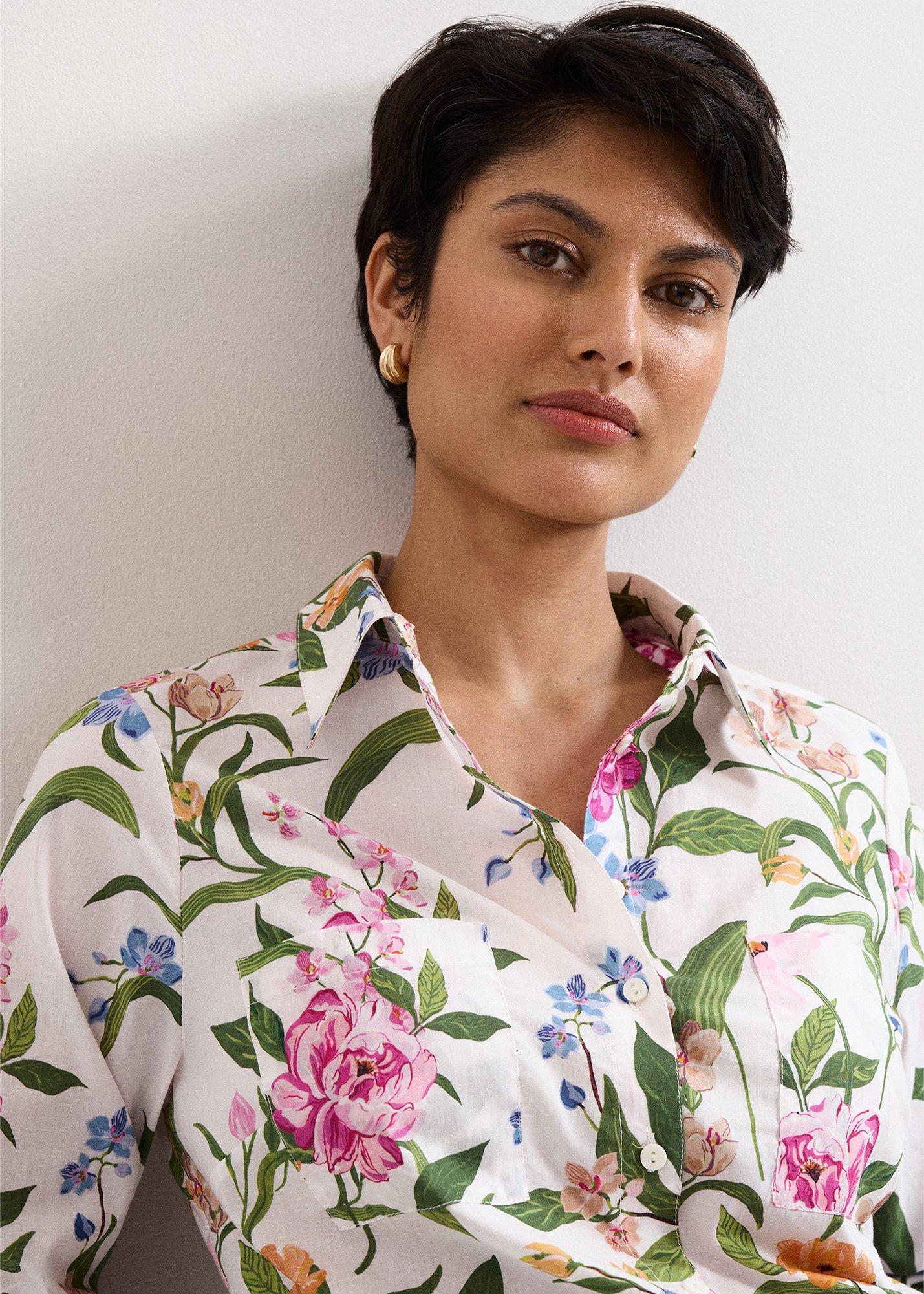 Maddelena Floral Print Shirt