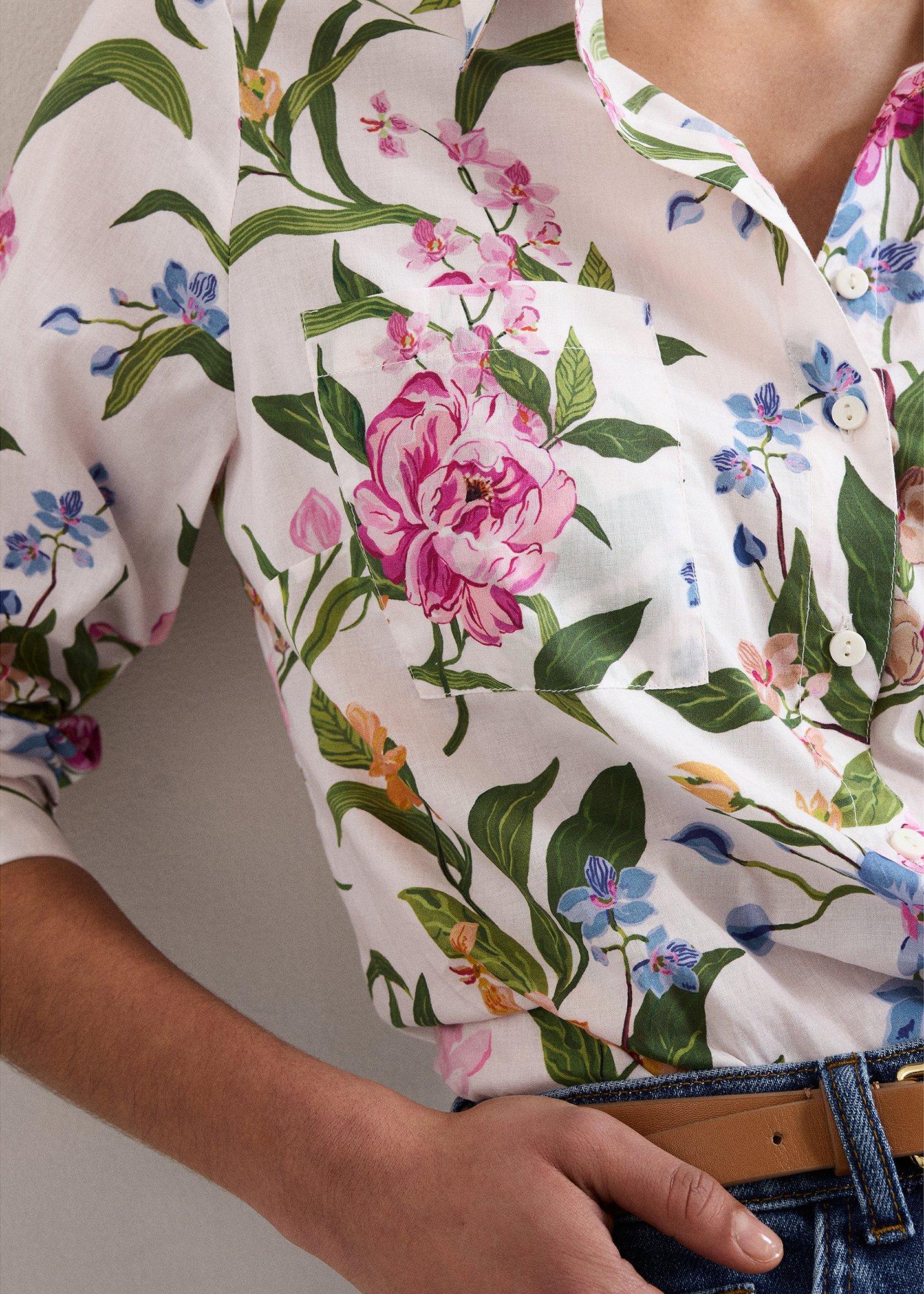 Maddelena Floral Print Shirt